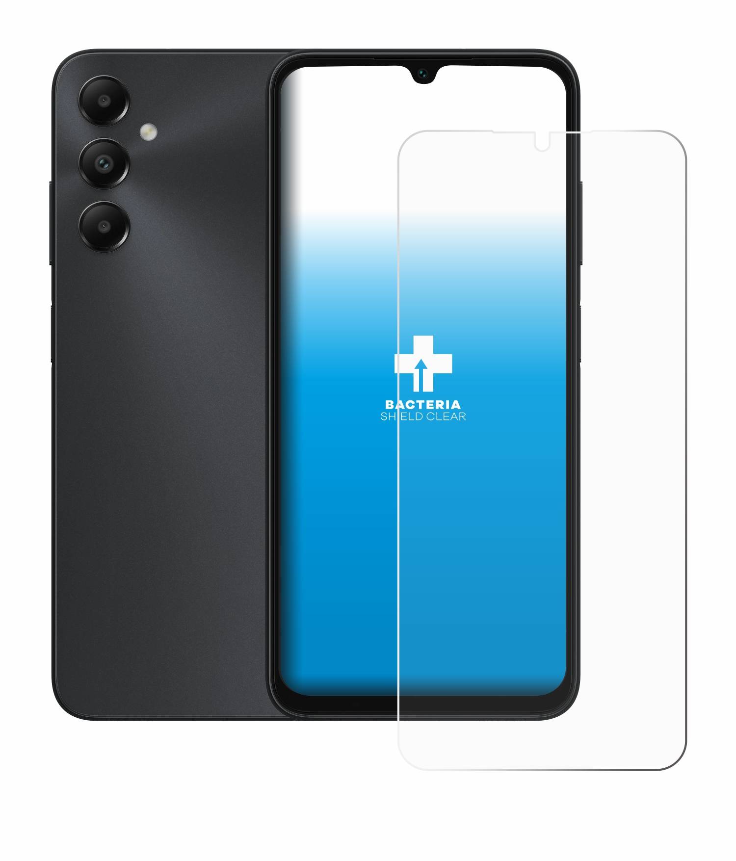 upscreen Bacteria Shield Schutzfolie für Samsung Galaxy A05s - Antibakteriell