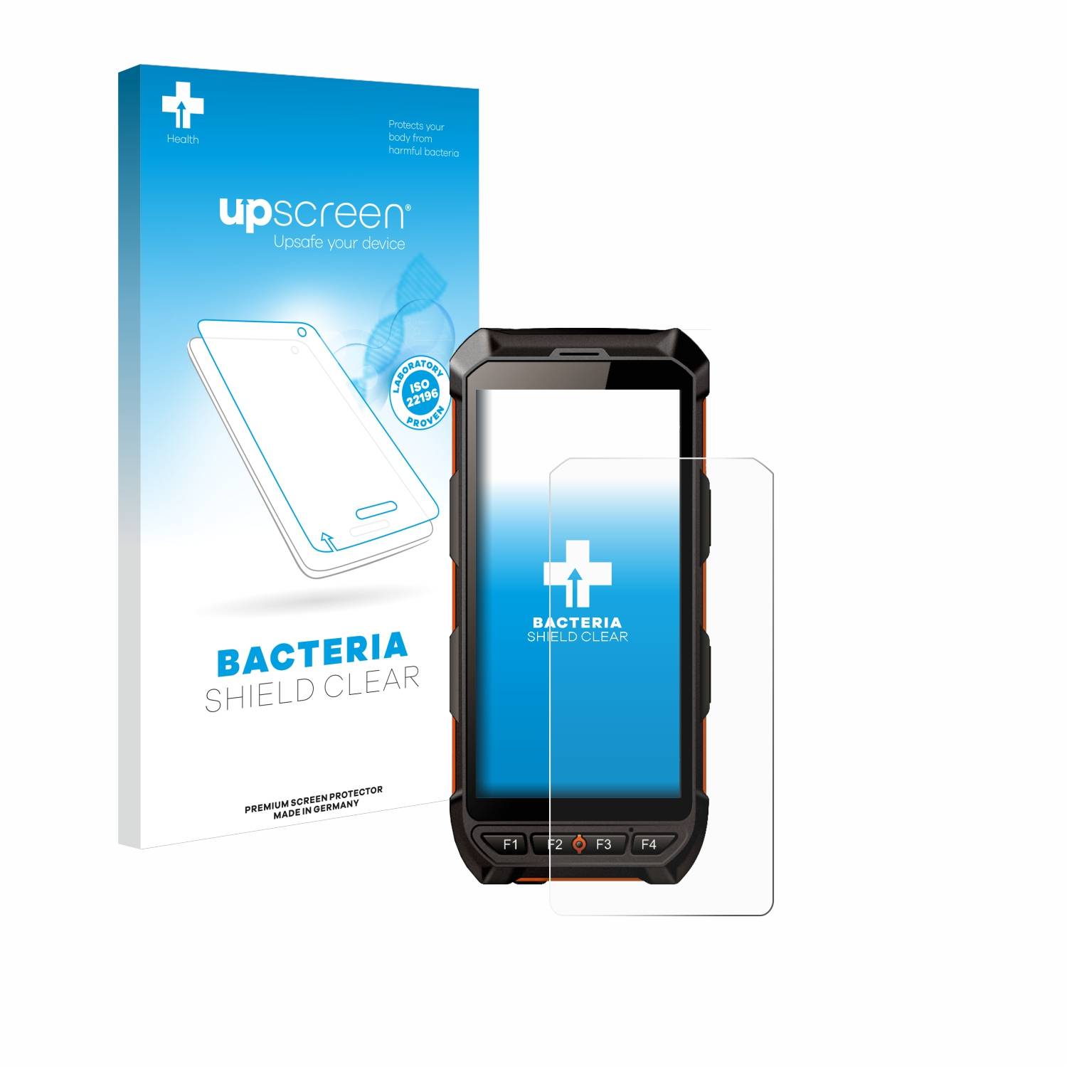 upscreen Bacteria Shield Schutzfolie für iDTronic C9 RED - Antibakteriell