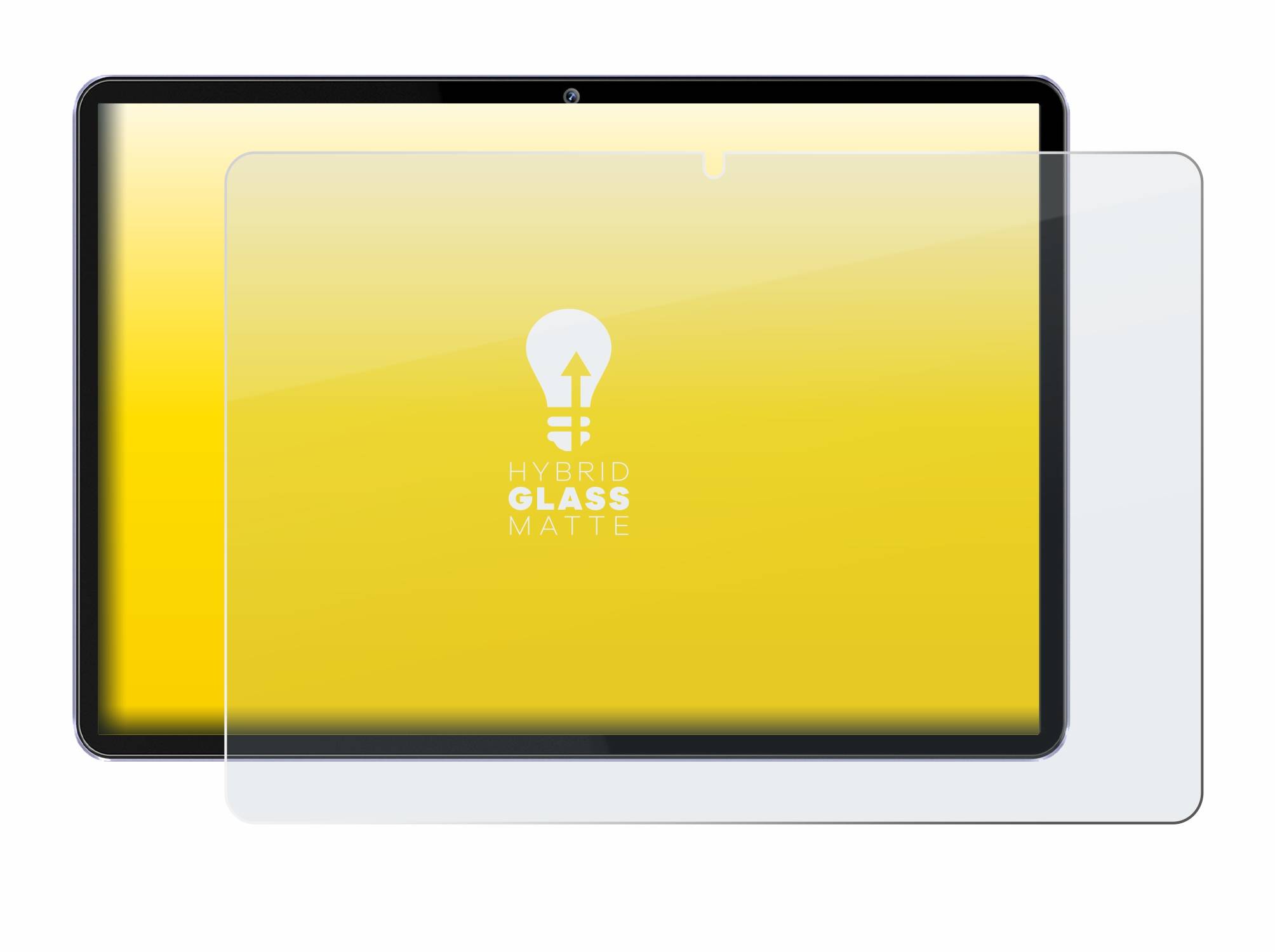 upscreen Hybrid Glas Matt Schutz-Folie für Oukitel OT6