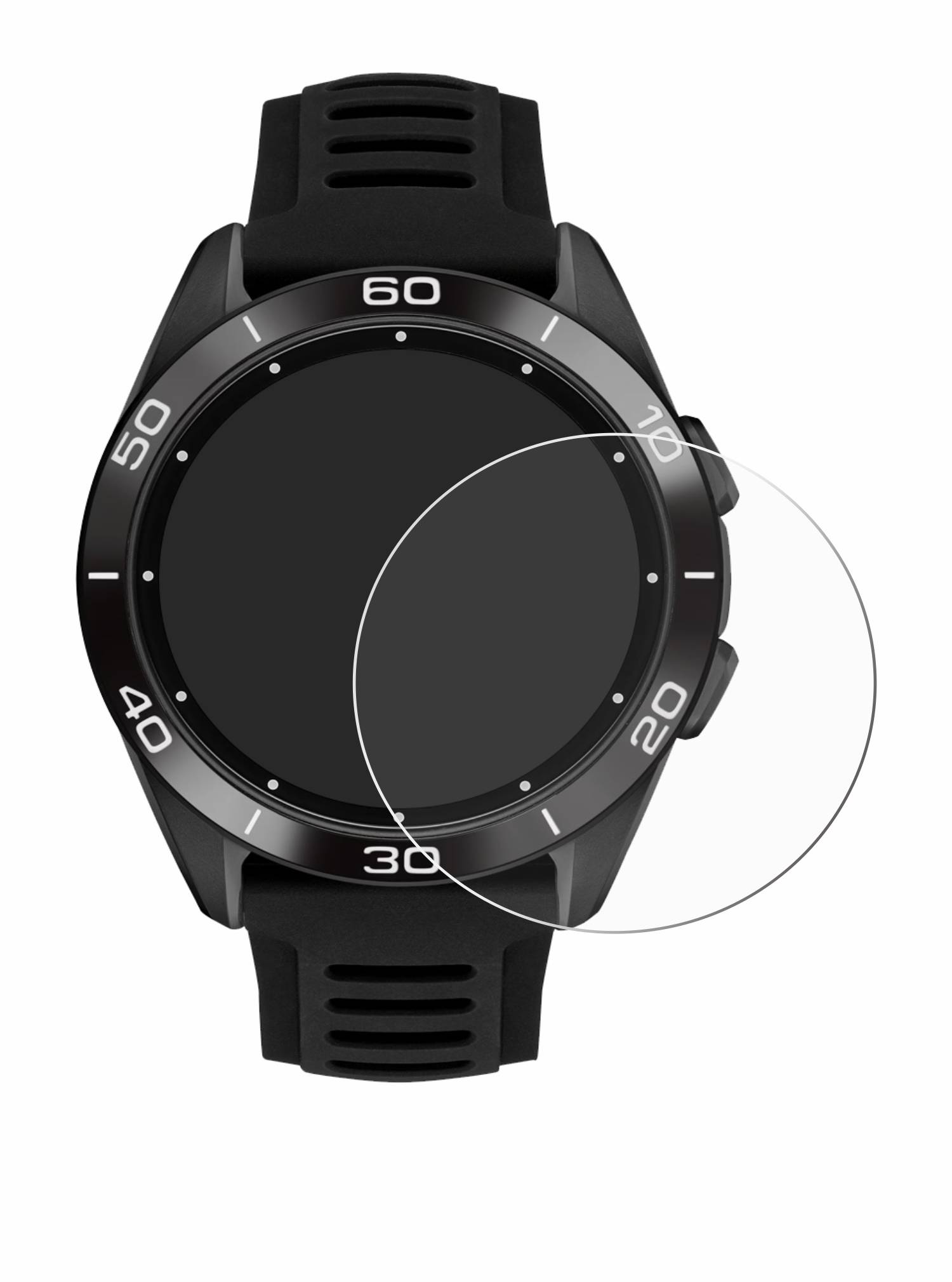 upscreen Bacteria Shield Schutzfolie für Tissot T-Touch Connect Sport 2023 - Antibakteriell