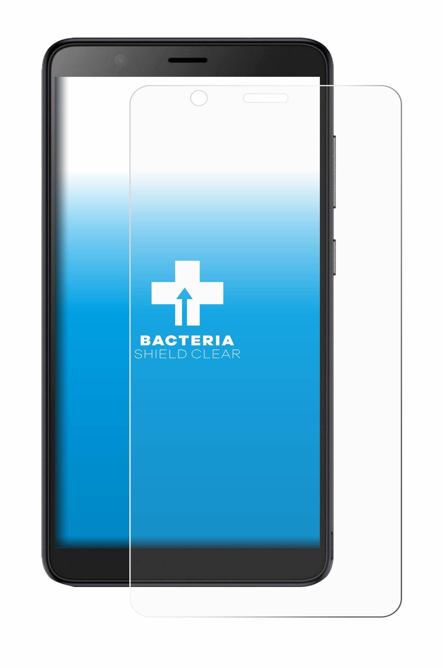 upscreen Bacteria Shield Schutzfolie für ZTE Blade A32 - Antibakteriell