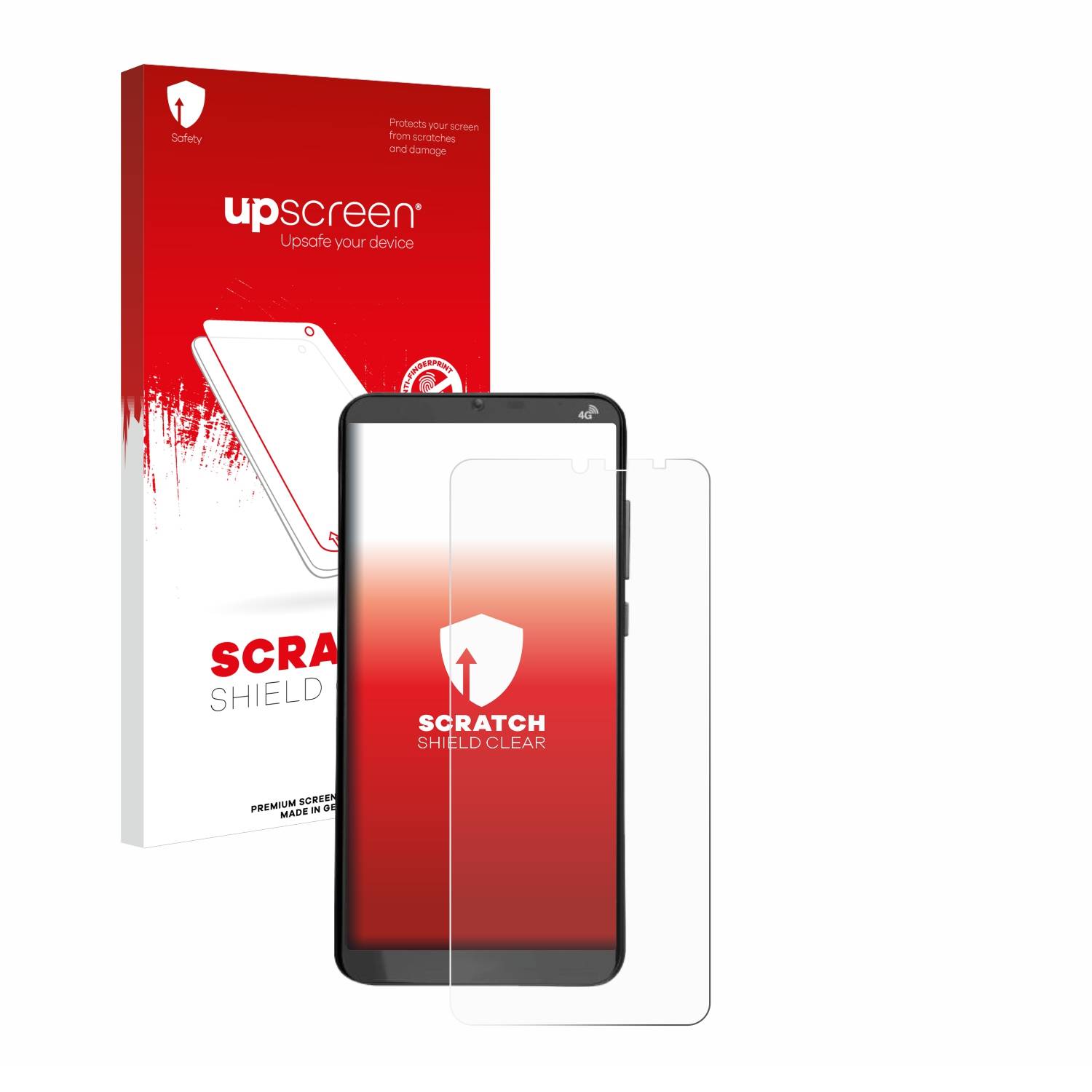 upscreen Scratch Shield Schutzfolie für Brondi Amico XL