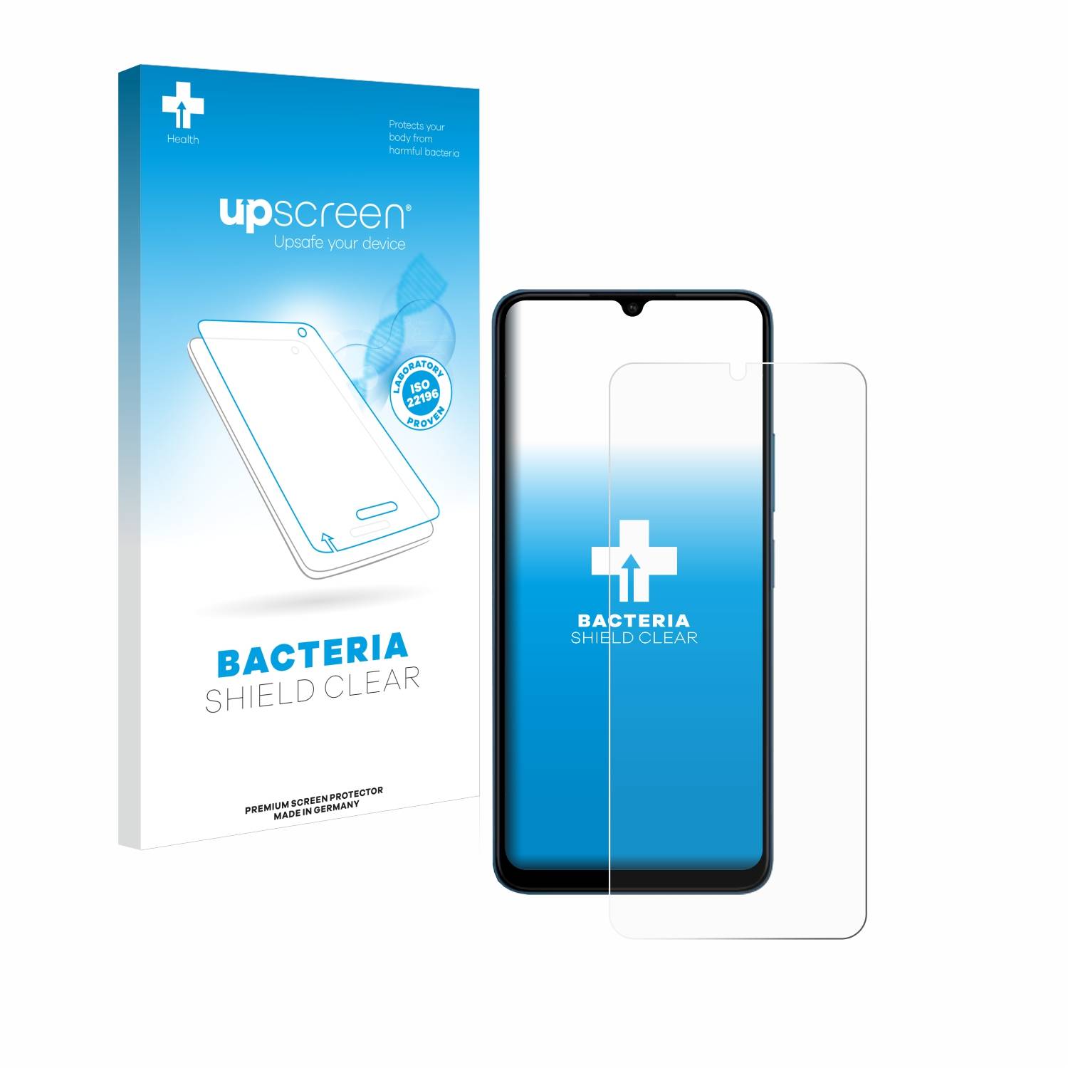 upscreen Bacteria Shield Schutzfolie für Xiaomi Redmi 13C - Antibakteriell