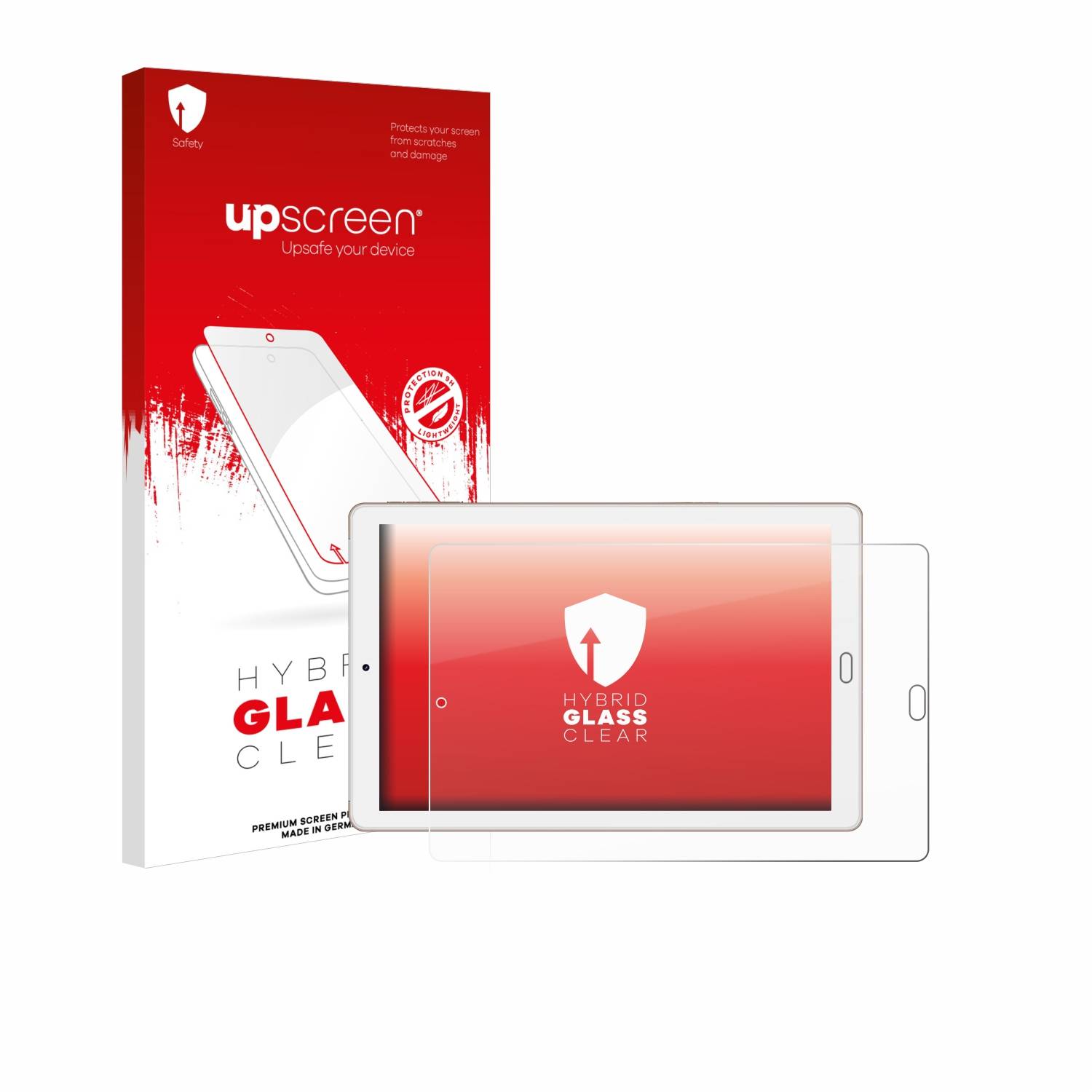 upscreen Hybrid Glas Panzer-Folie für Yestel X2