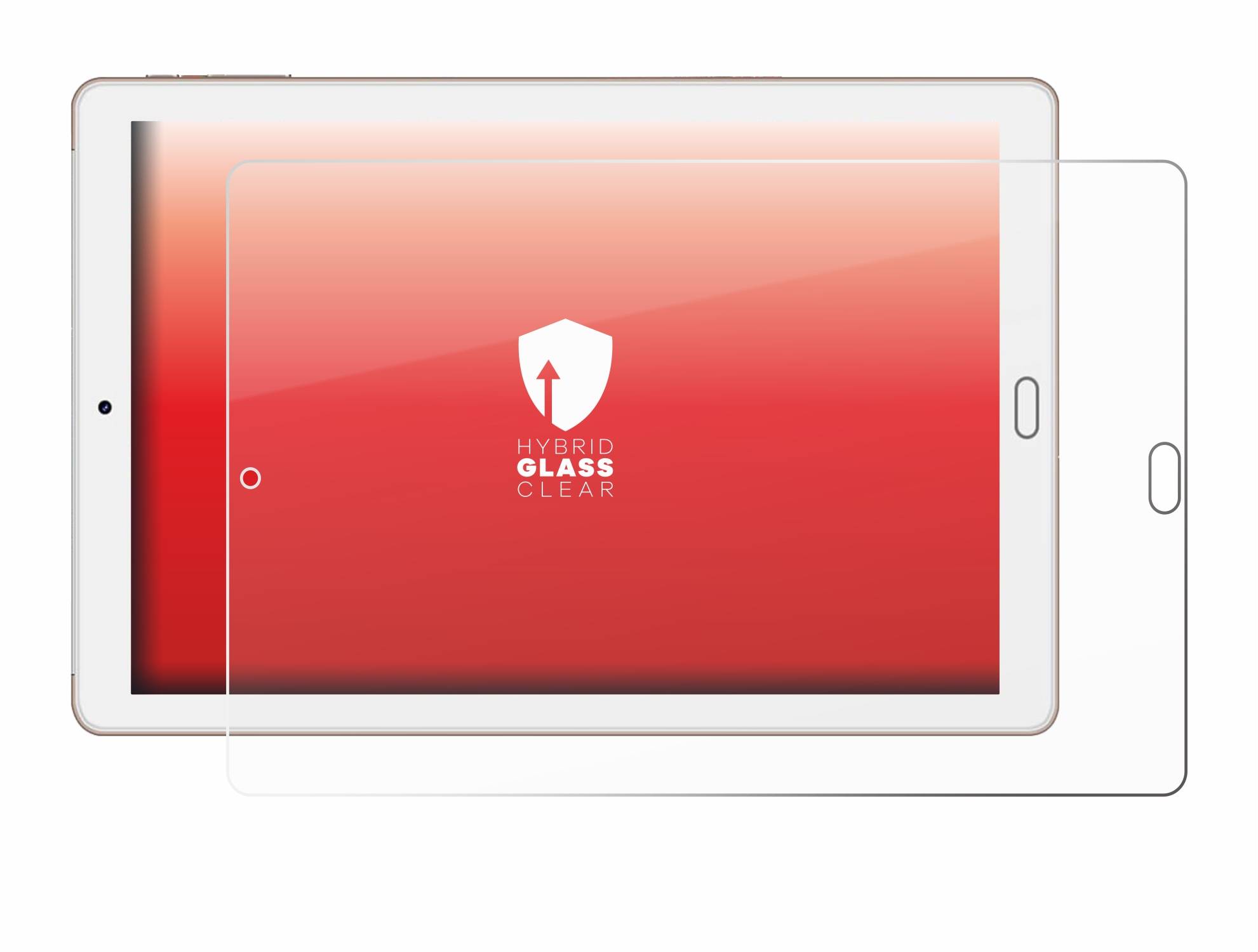upscreen Hybrid Glas Panzer-Folie für Yestel X2