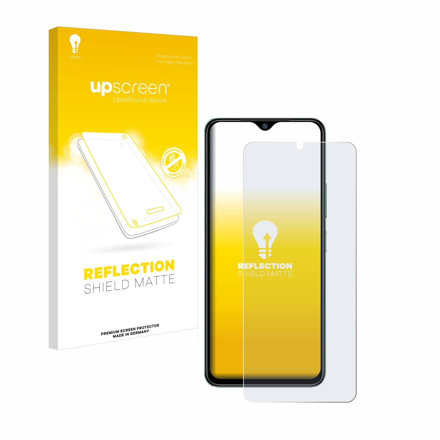 upscreen Reflection Shield Matt Schutzfolie für Xiaomi Redmi A3