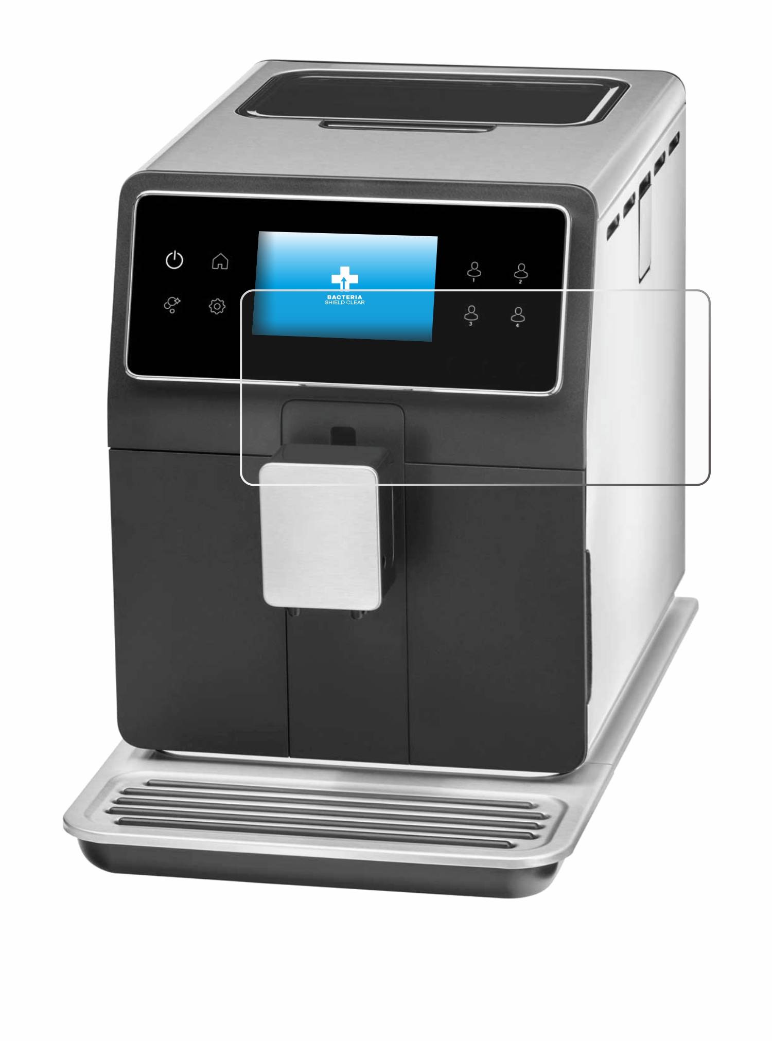 upscreen Bacteria Shield Schutzfolie für WMF Perfection 840L - Antibakteriell