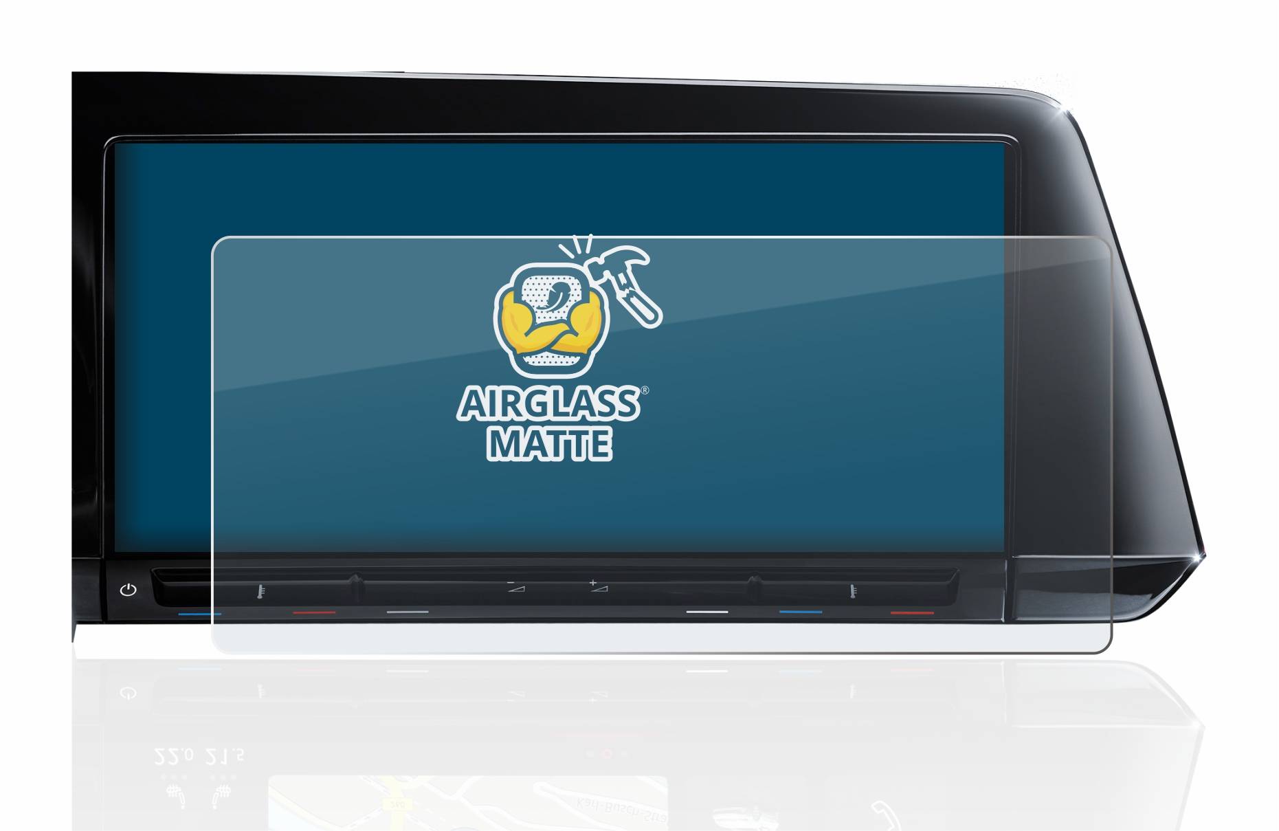 BROTECT AirGlass Matt Glas Schutz Folie für Volkswagen Golf 8 2020 Discover Pro 10 2020