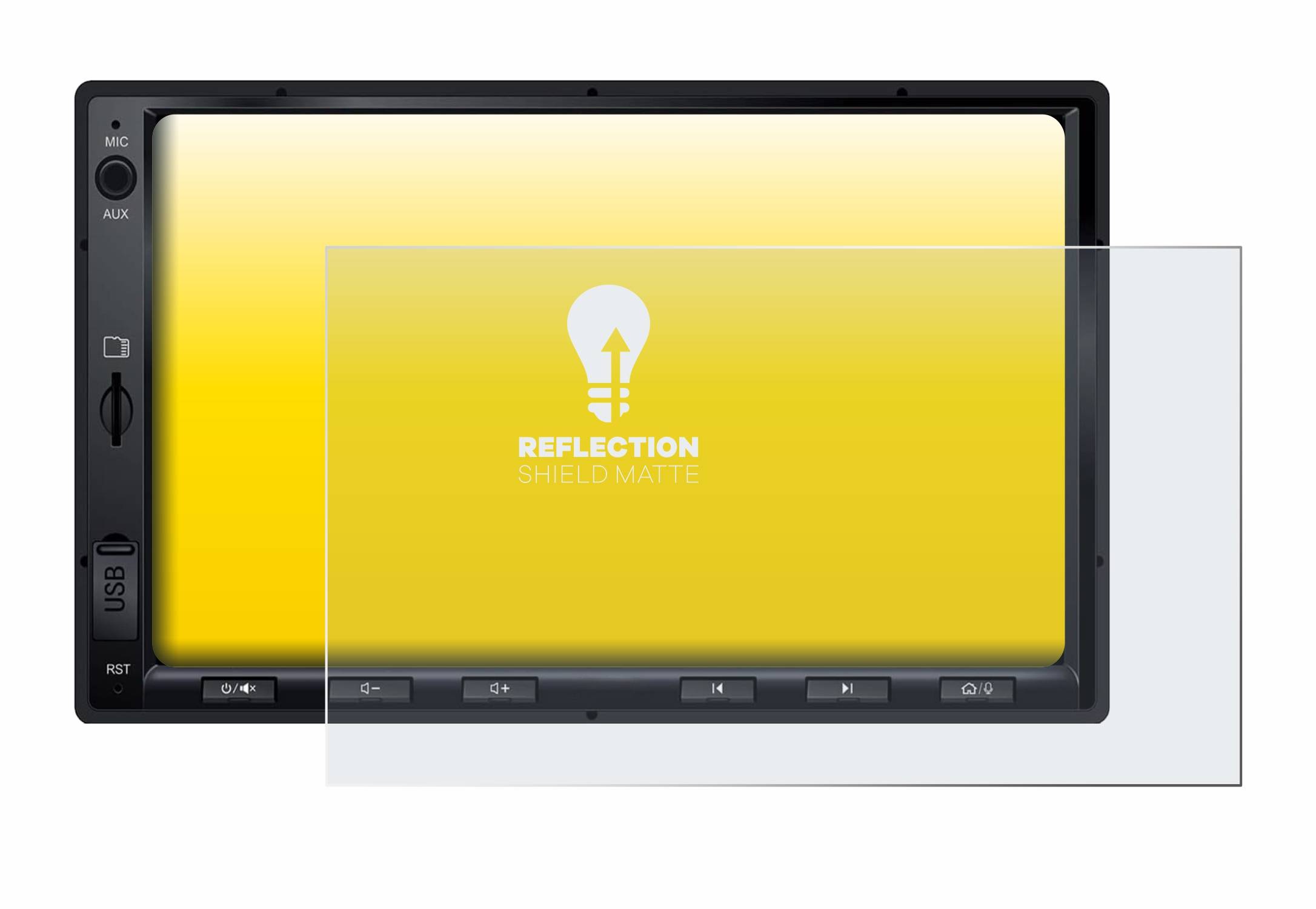 upscreen Reflection Shield Matt Schutzfolie für Atoto F7 WE