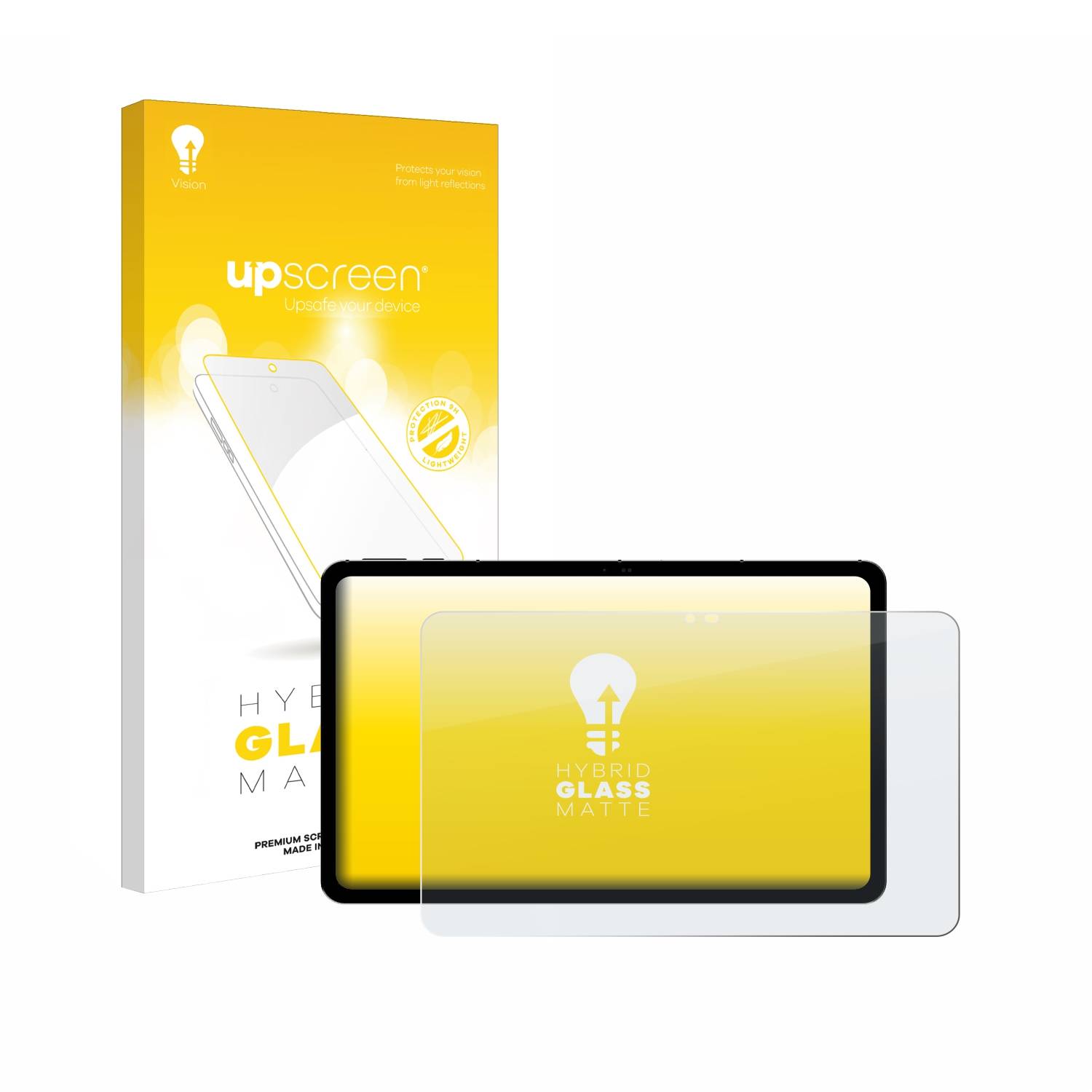 upscreen Hybrid Glas Matt Schutz-Folie für Peaq PET 10980-F628E