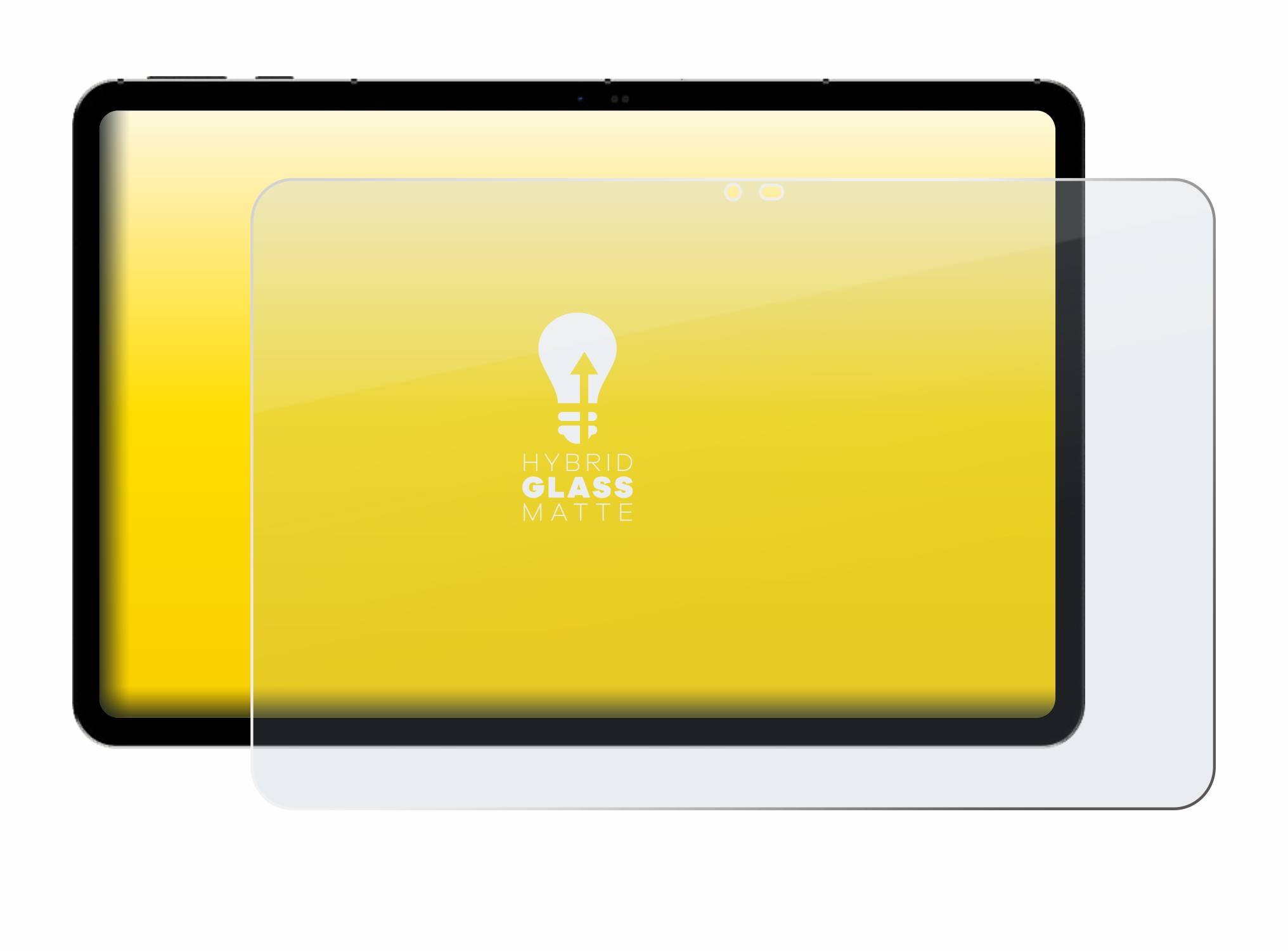 upscreen Hybrid Glas Matt Schutz-Folie für Peaq PET 10980-F628E