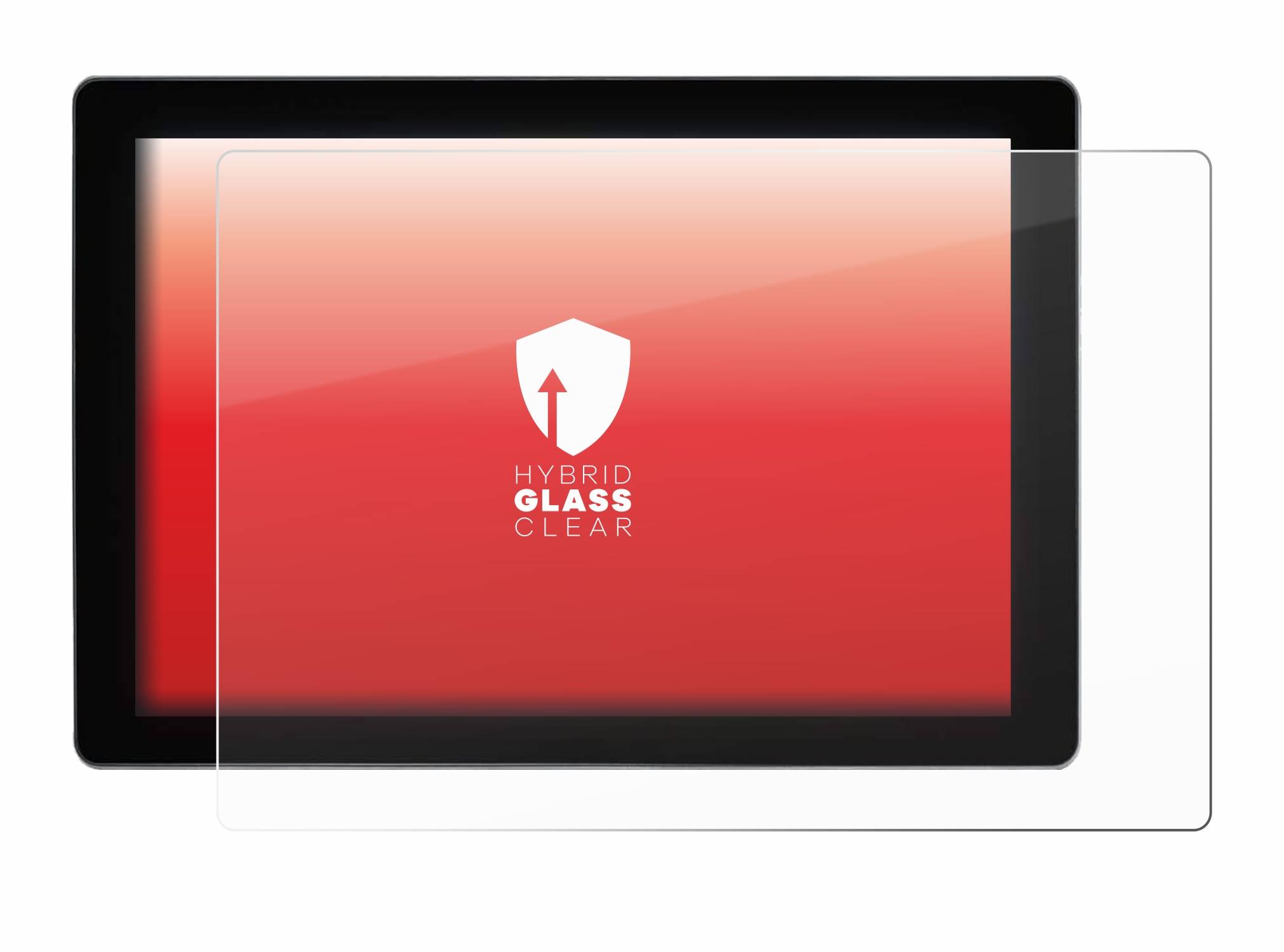 upscreen Flexible Schutz Glas Folie für SmallHD Indie 7 Schutzglas 9H Hybridglas Klar