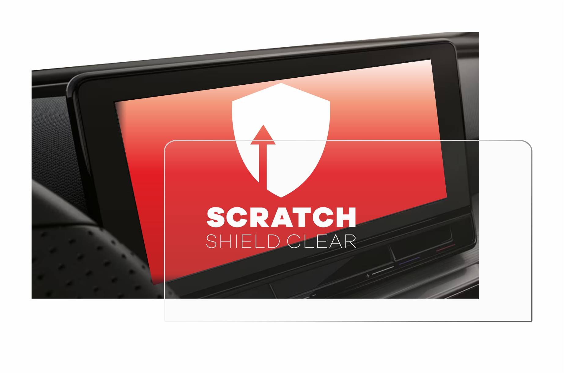 upscreen Schutzfolie für Seat Leon Cupra KL 2022 12" Kratzschutz Anti-Fingerprint Klar