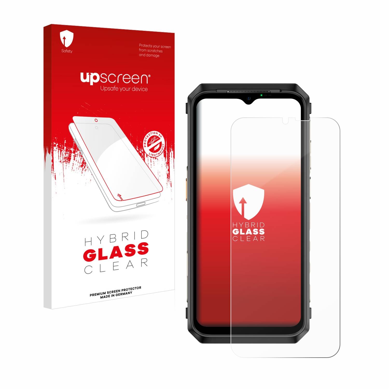 upscreen Hybrid Glas Schutz-Folie für Ulefone Power Armor 18