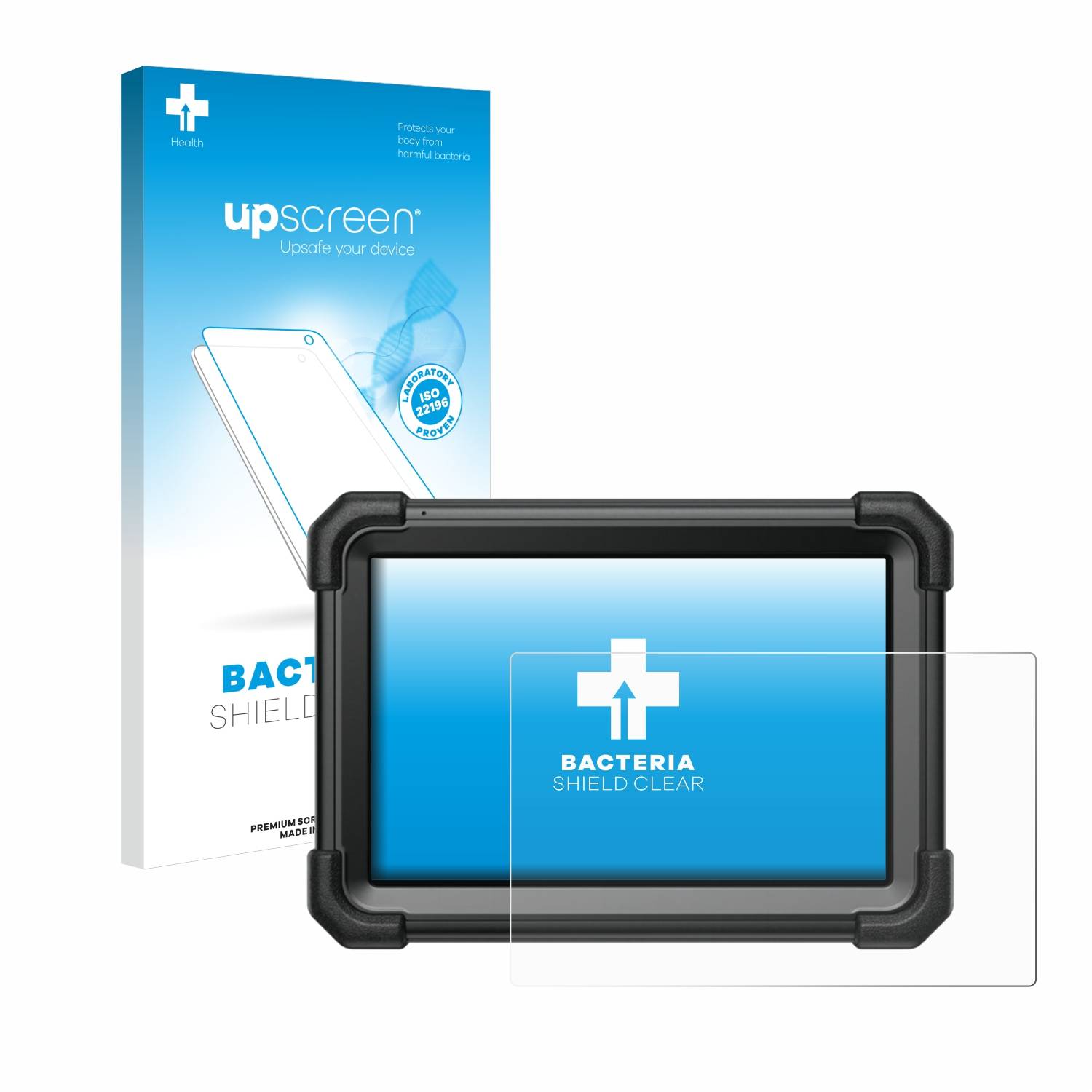 upscreen Bacteria Shield Schutzfolie für Launch X-431 Pro3 Apex - Antibakteriell