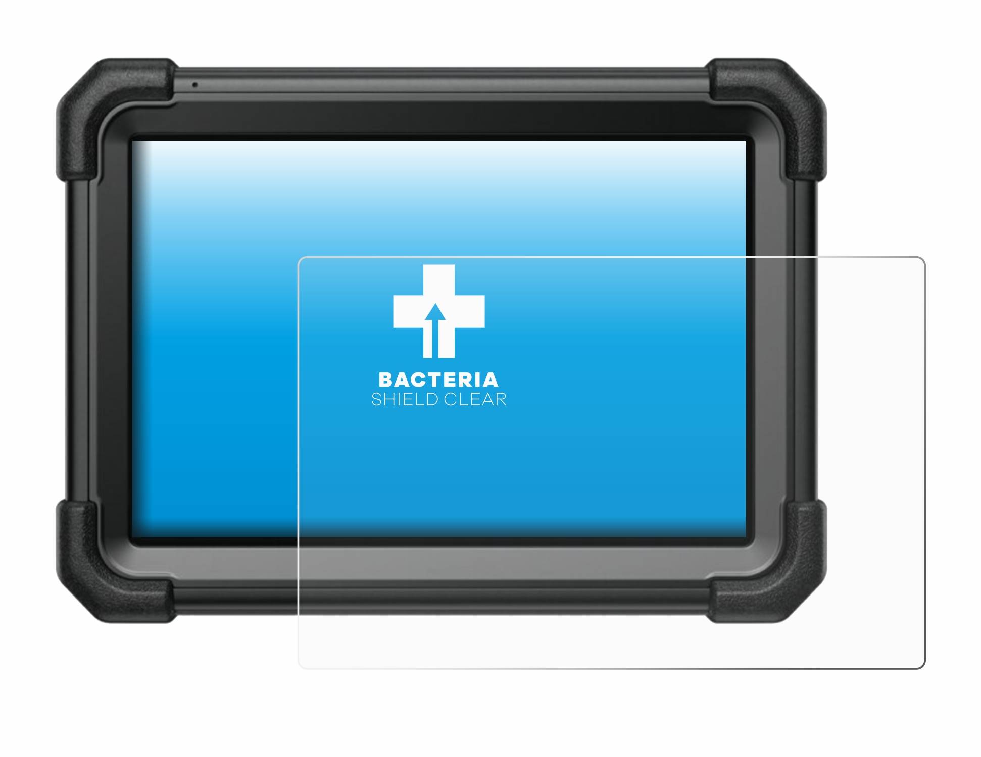 upscreen Bacteria Shield Schutzfolie für Launch X-431 Pro3 Apex - Antibakteriell