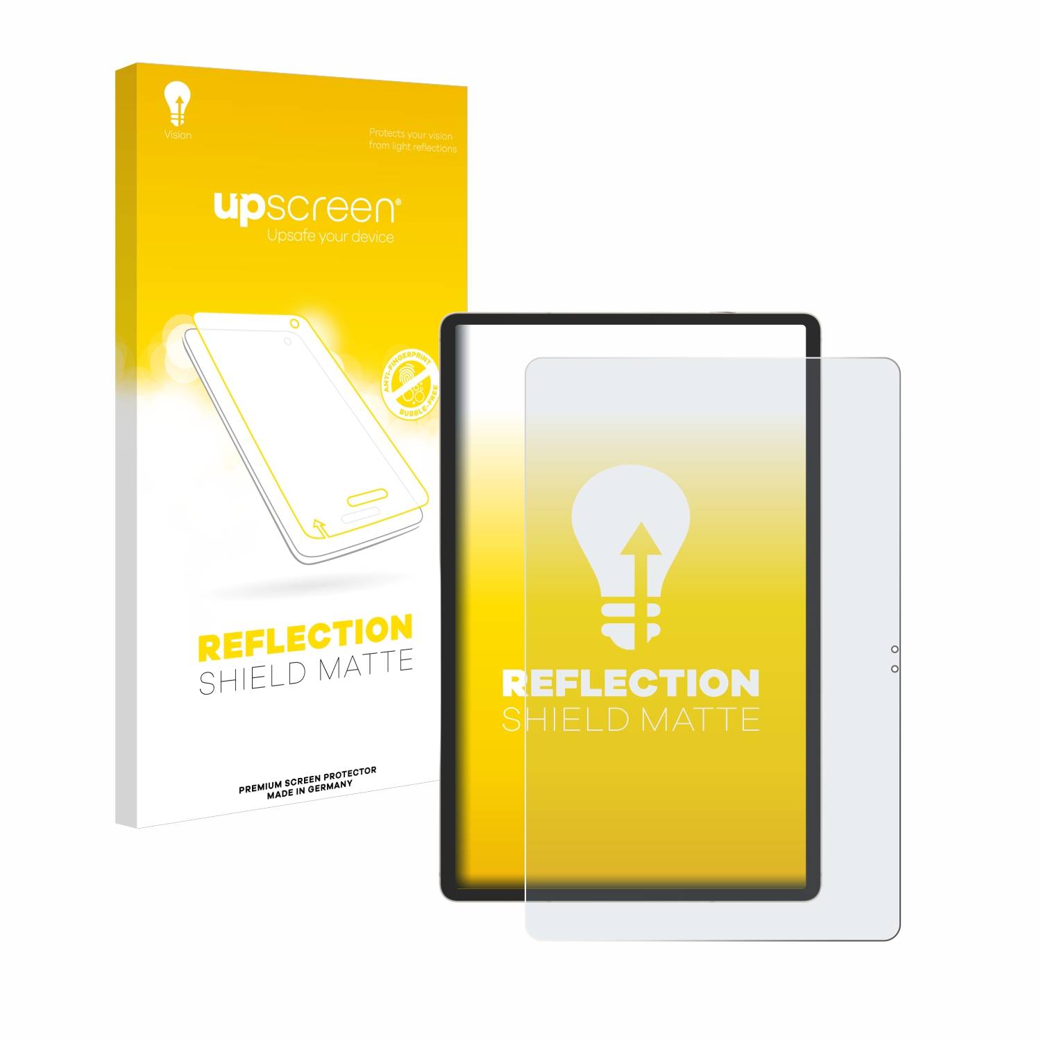 upscreen Reflection Shield Matt Schutzfolie für Samsung Galaxy Tab S9 Plus WiFi (Hochformat)