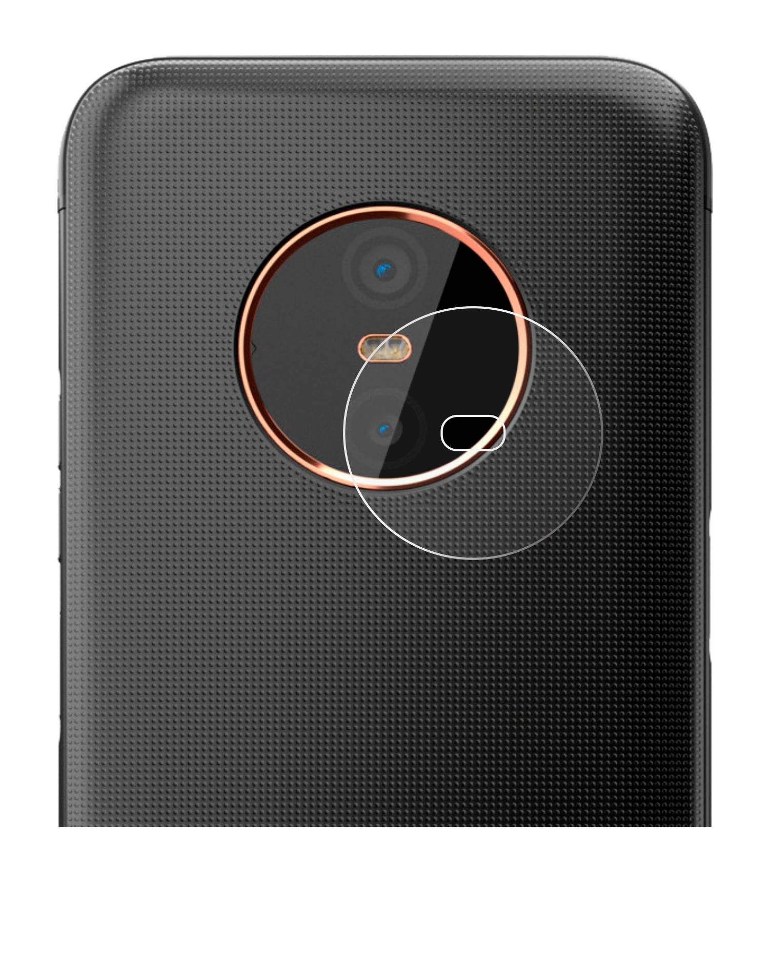 upscreen Scratch Shield Schutzfolie für Gigaset GX6 Pro (NUR Kamera)