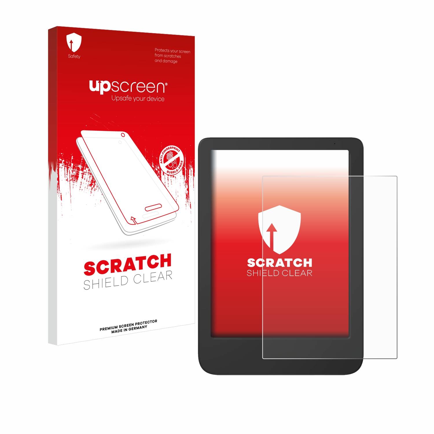 upscreen Schutzfolie für Tolino Shine 5 Color 2024 Kratzschutz Anti-Fingerprint Klar