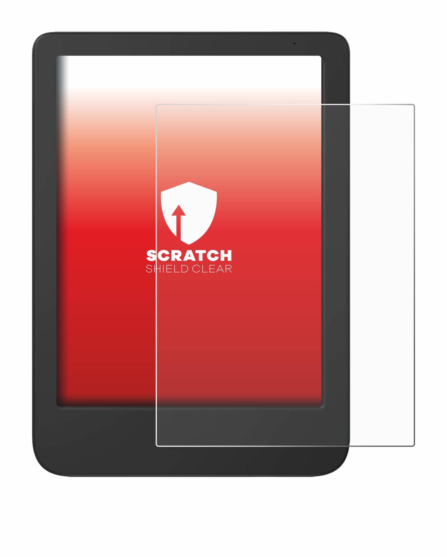 upscreen Schutzfolie für Tolino Shine 5 Color 2024 Kratzschutz Anti-Fingerprint Klar