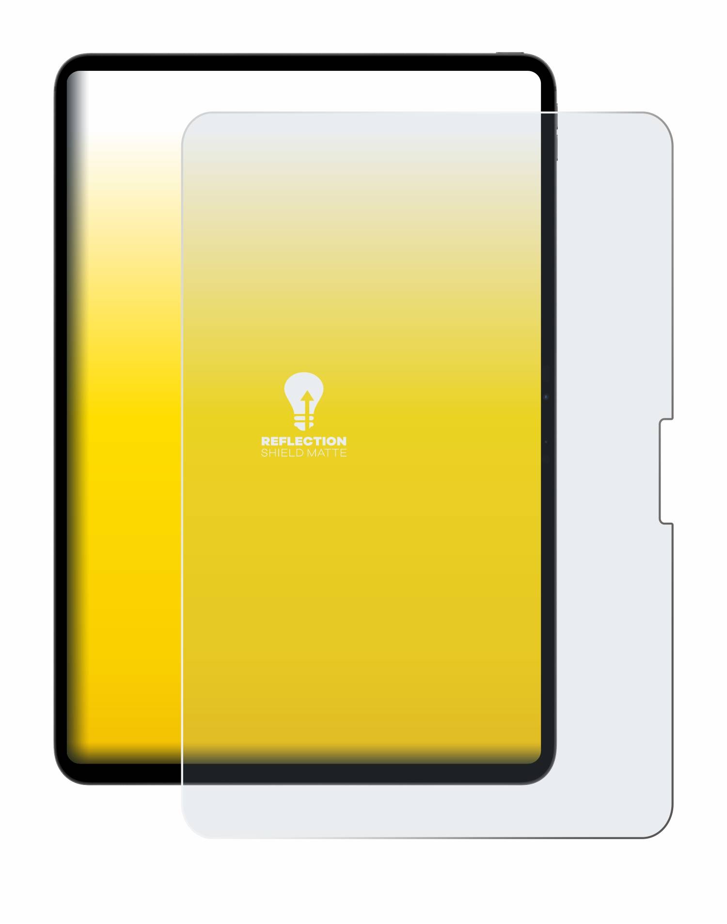 upscreen Reflection Shield Matt Schutzfolie für Apple iPad Pro 13 WiFi Cellular 2024