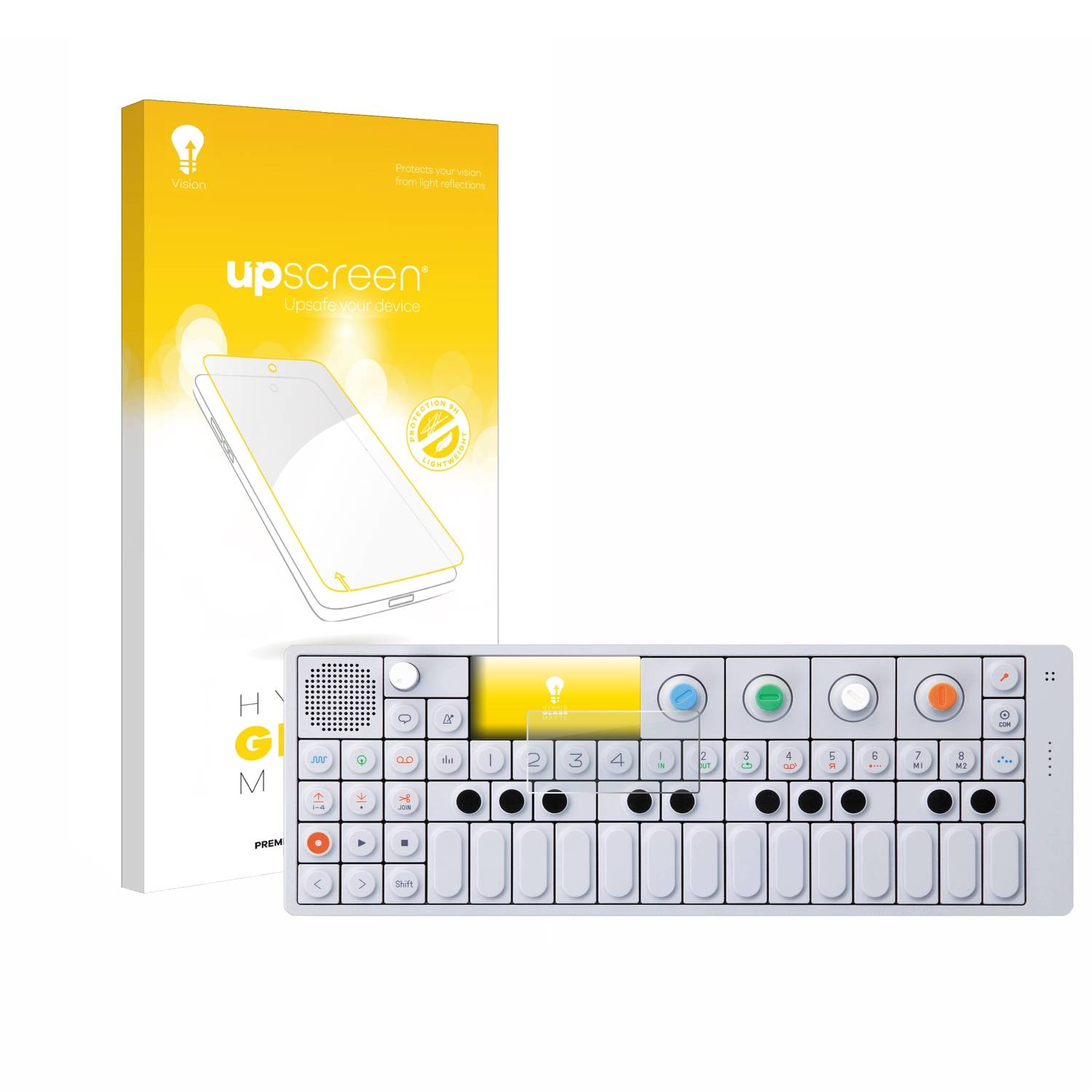 upscreen Hybrid Glas Matt Schutz-Folie für Teenage Engineering OP-1 Sampler & Controller
