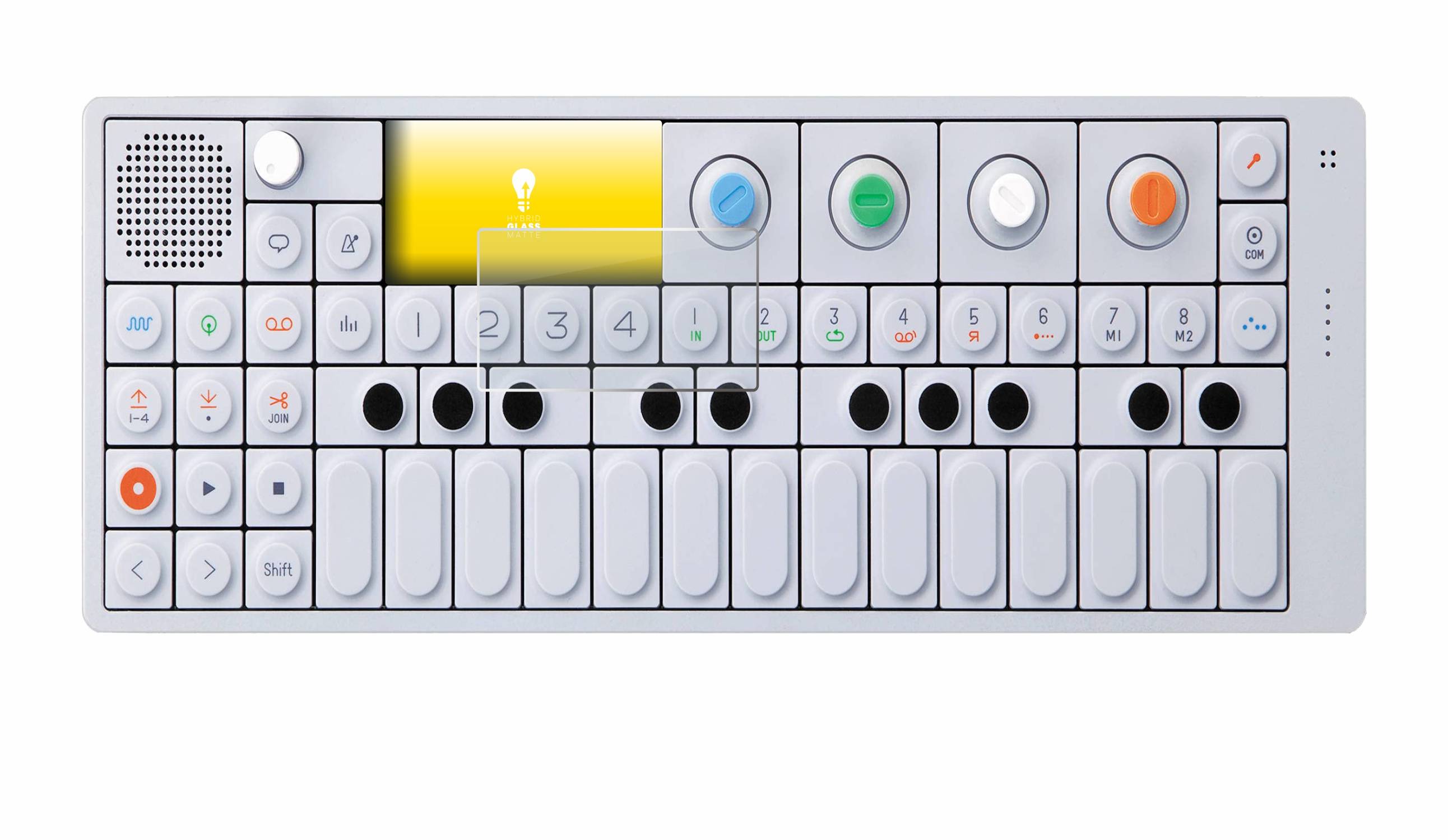 upscreen Hybrid Glas Matt Schutz-Folie für Teenage Engineering OP-1 Sampler & Controller