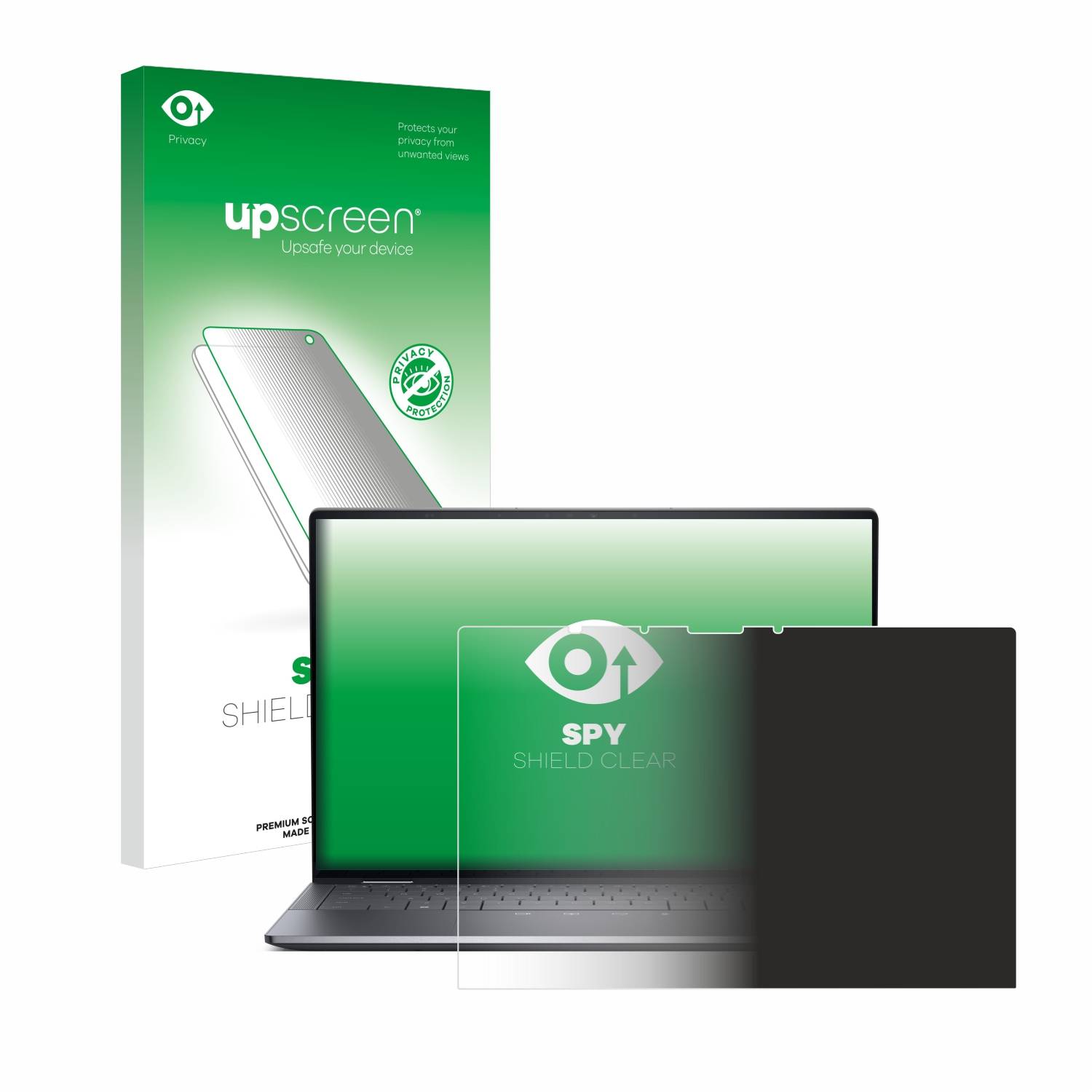 upscreen Blickschutzfolie für Dell Latitude 9440 2-in-1 Anti-Spy Privacy Blaulichtschutz Sichtschutzfolie