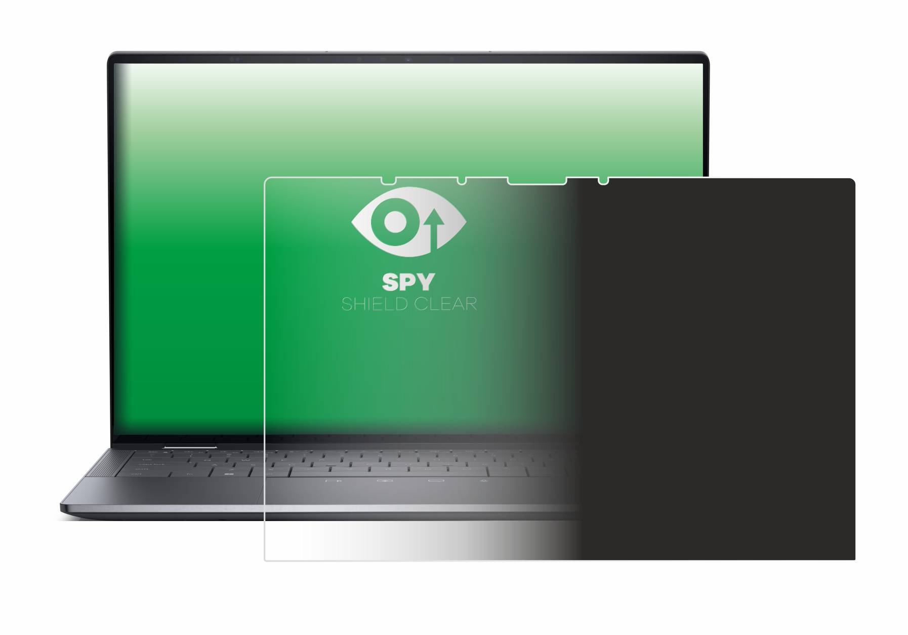 upscreen Blickschutzfolie für Dell Latitude 9440 2-in-1 Anti-Spy Privacy Blaulichtschutz Sichtschutzfolie