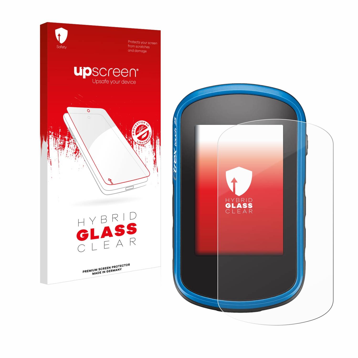 upscreen Flexible Schutz Glas Folie für Garmin eTrex Touch 35 Schutzglas 9H Hybridglas Klar