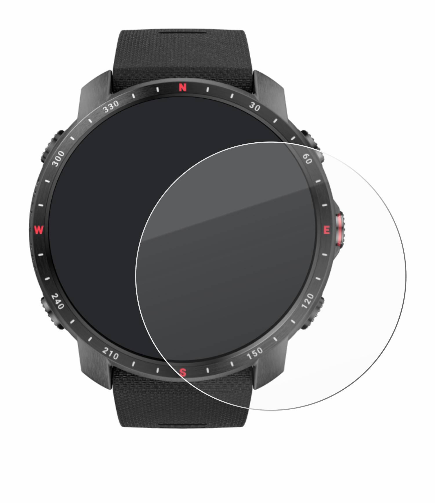 upscreen Flexible Schutz Glas Folie für Polar Grit X Pro Schutzglas 9H Hybridglas Klar