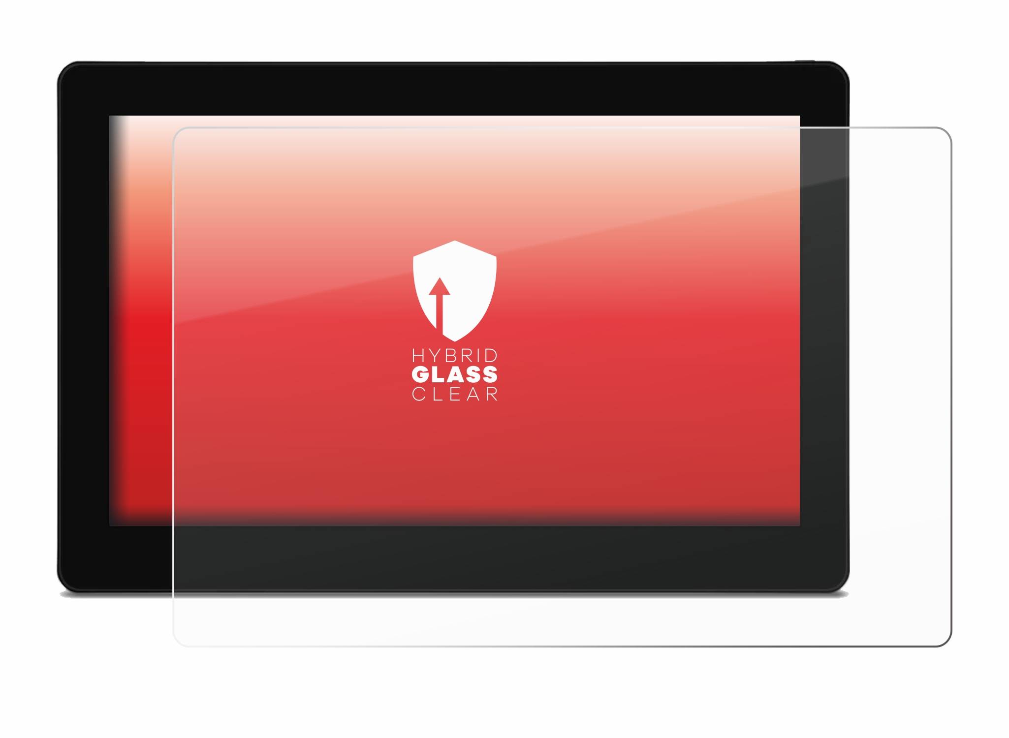 upscreen Hybrid Glas Schutz-Folie für Huion Kamvas Pro 16 (4K)