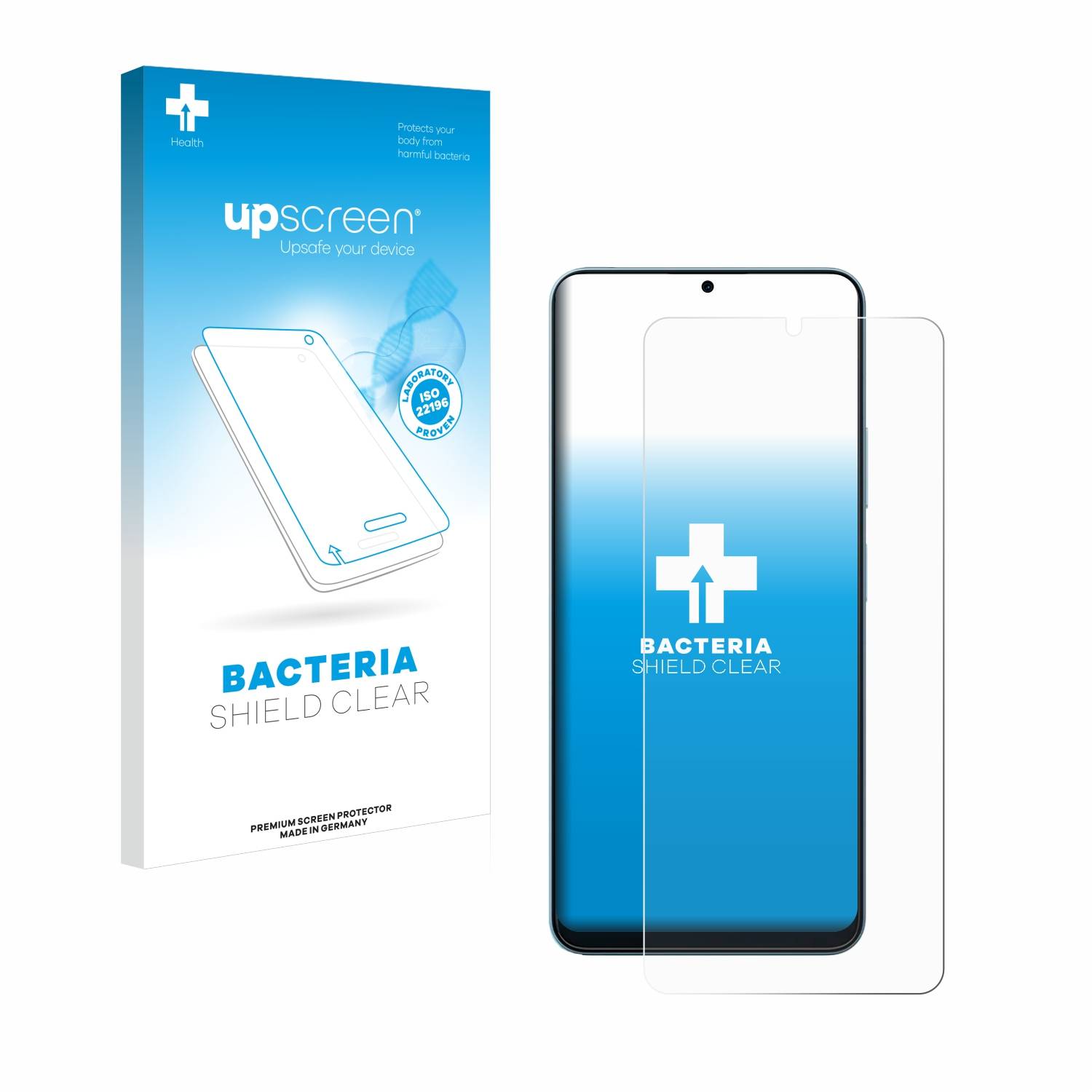 upscreen Schutzfolie für Oscal Modern 8 Antibakterielle Folie Klar Anti-Kratzer