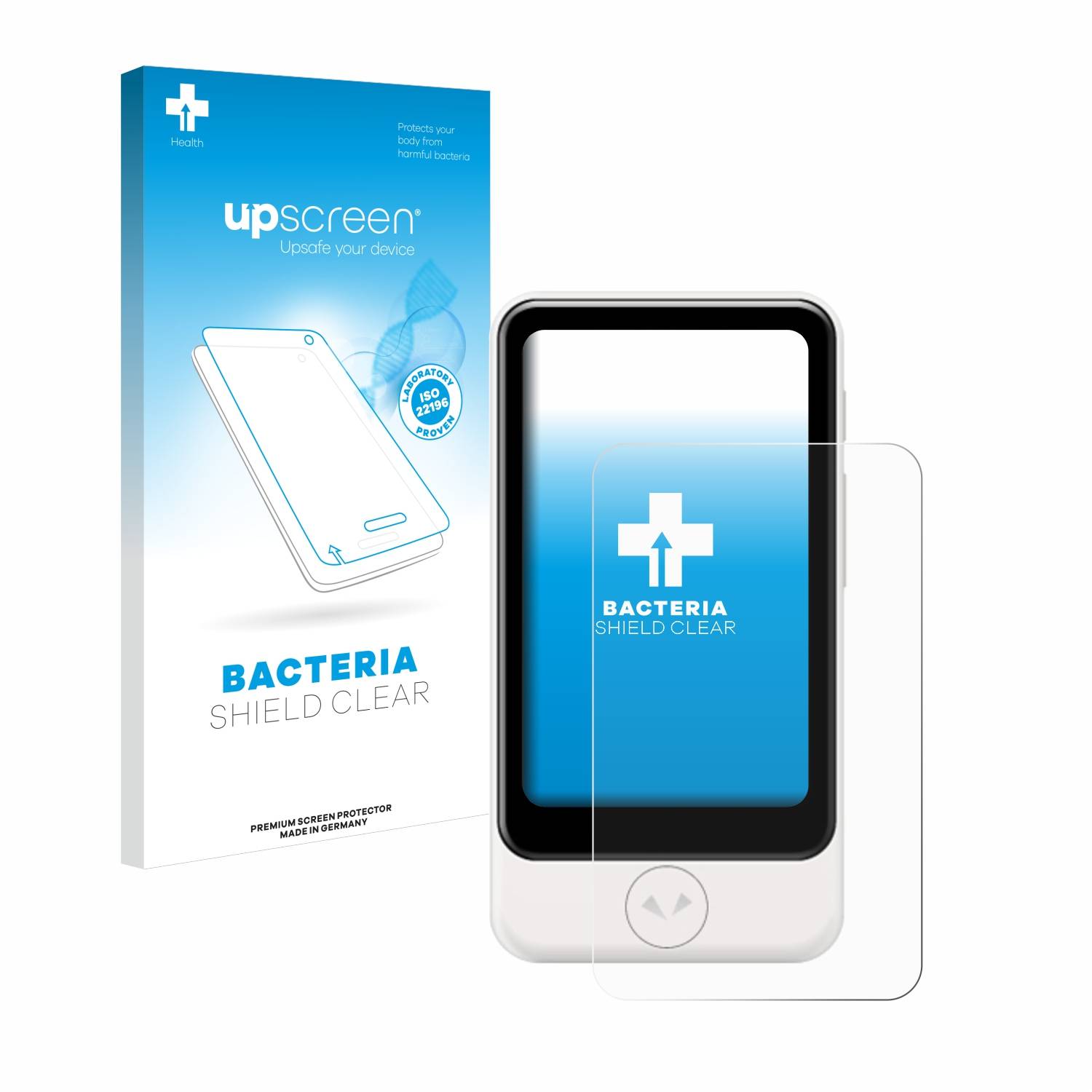 upscreen Bacteria Shield Schutzfolie für Pocketalk Plus - Antibakteriell