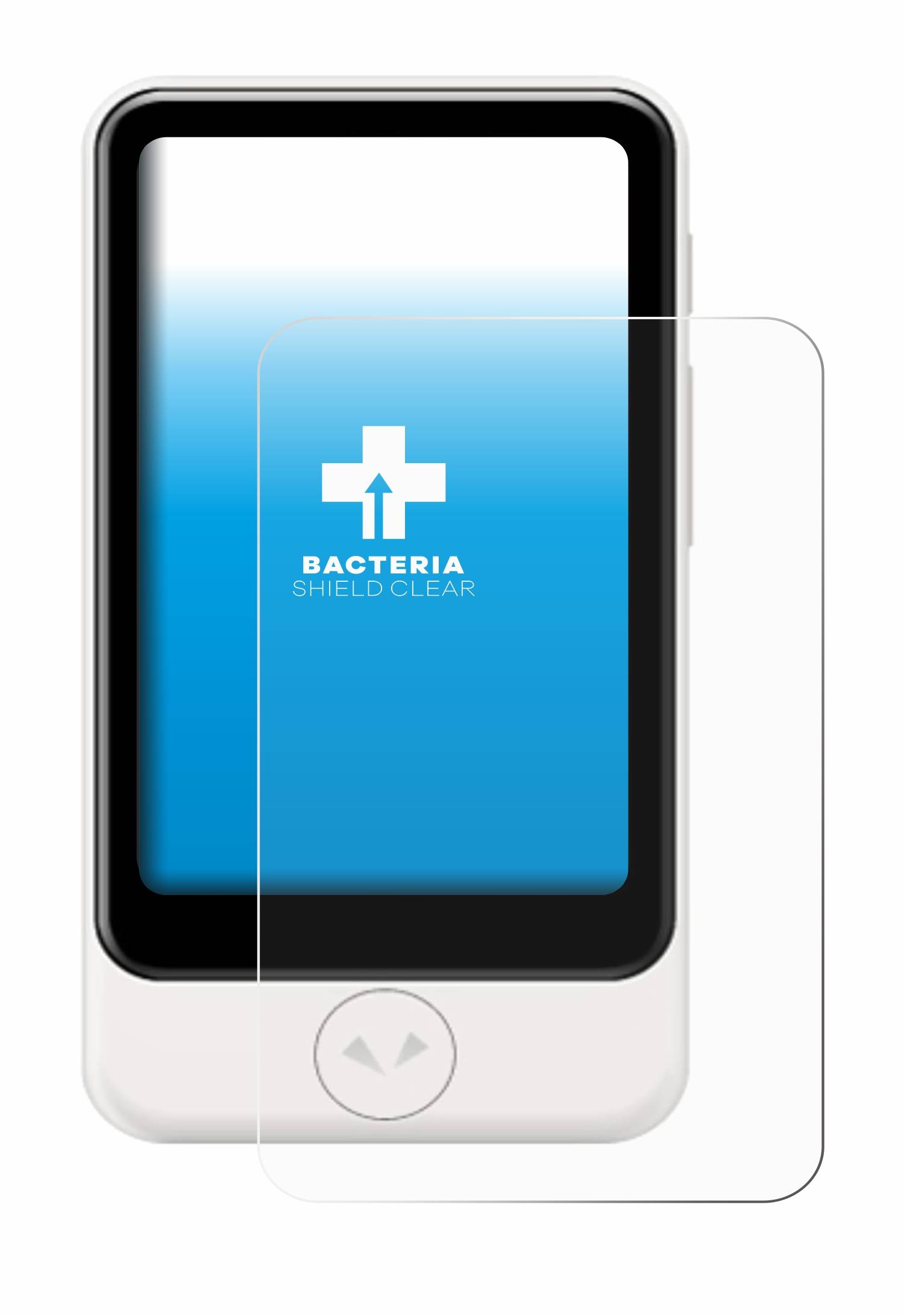 upscreen Bacteria Shield Schutzfolie für Pocketalk Plus - Antibakteriell
