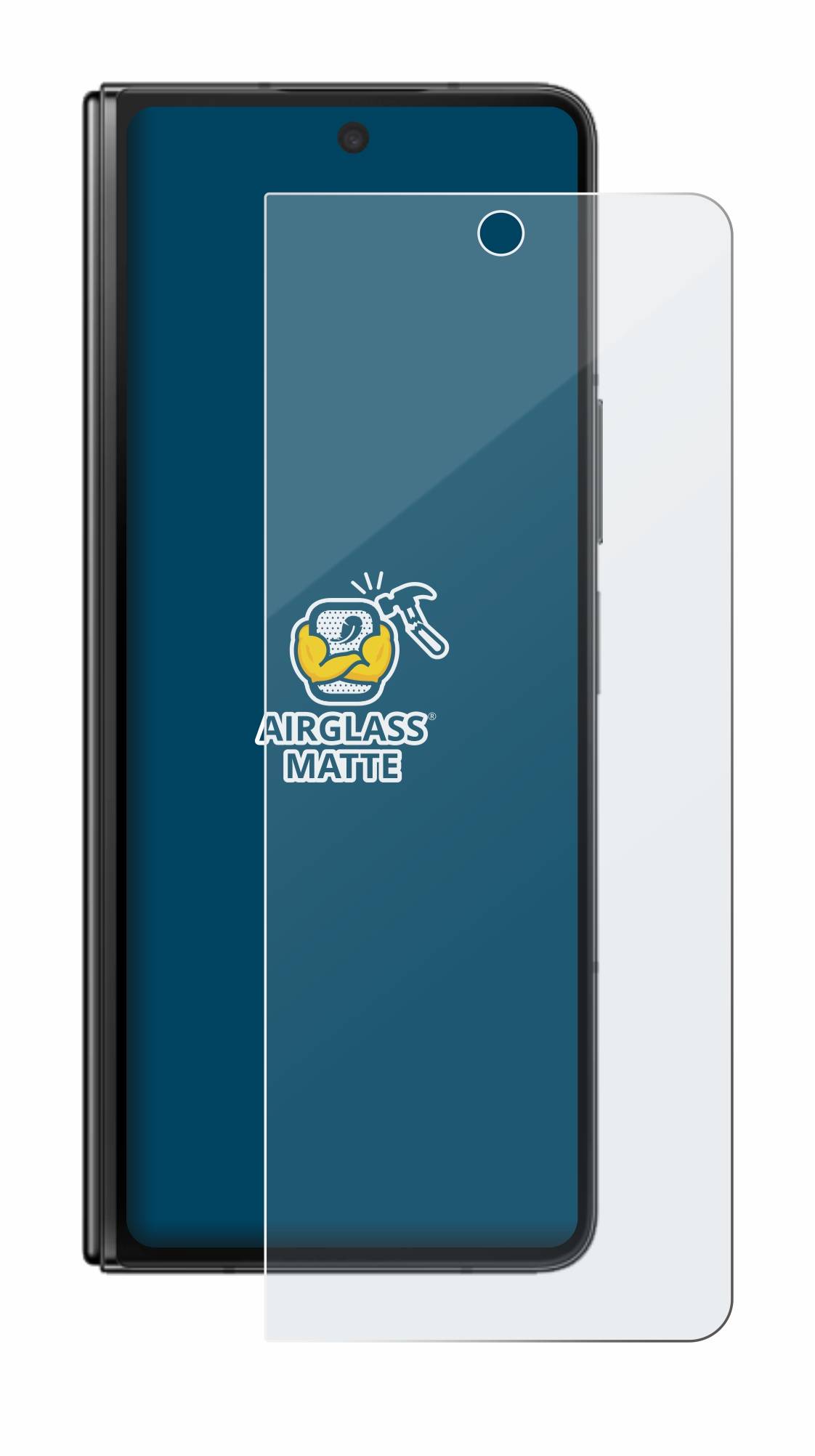 BROTECT AirGlass Matt Glas Schutz Folie für Samsung Galaxy Z Fold 5