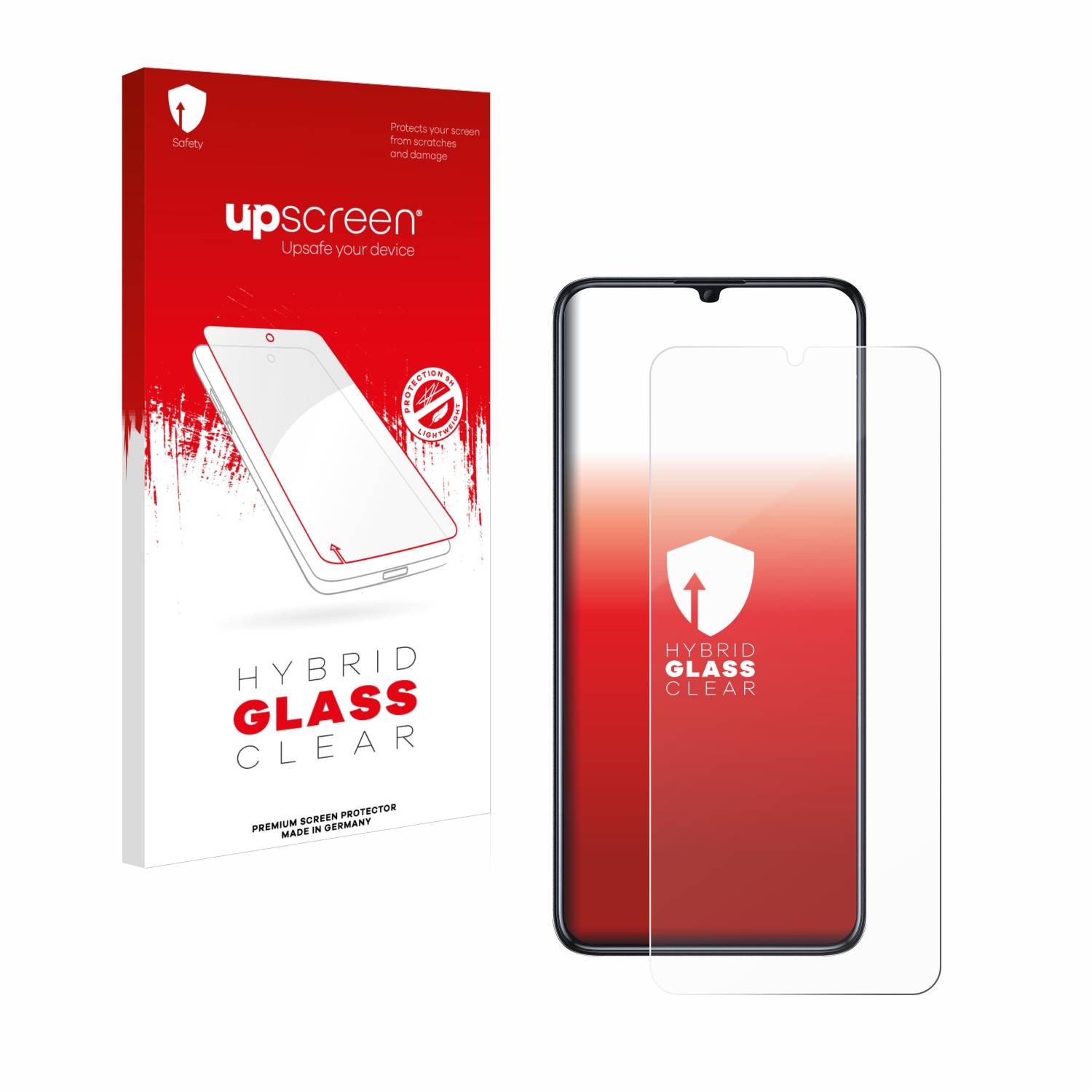 upscreen Flexible Schutz Glas Folie für Oukitel C51 Schutzglas 9H Hybridglas Klar