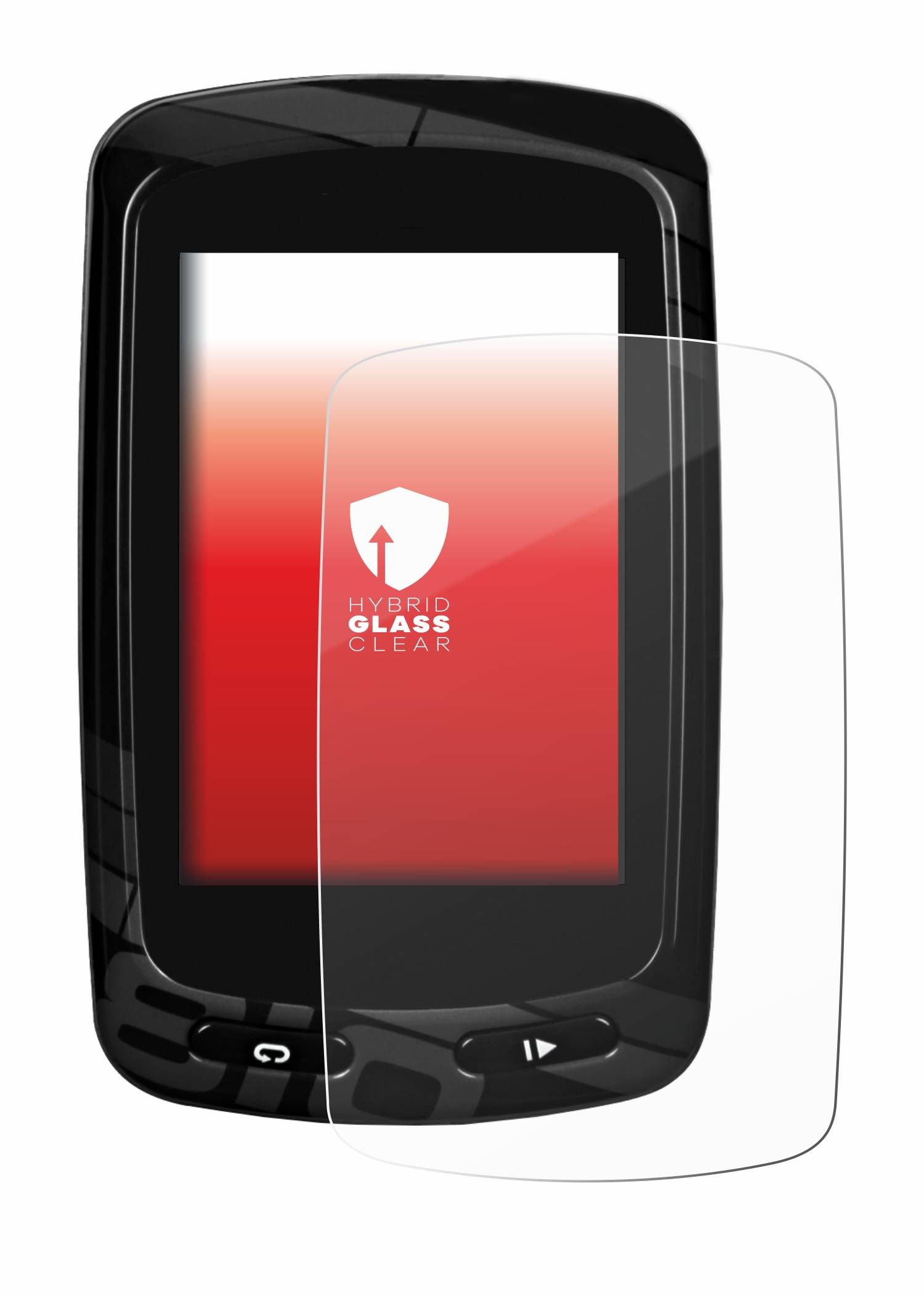 upscreen Flexible Schutz Glas Folie für Garmin Edge 810 Schutzglas 9H Hybridglas Klar