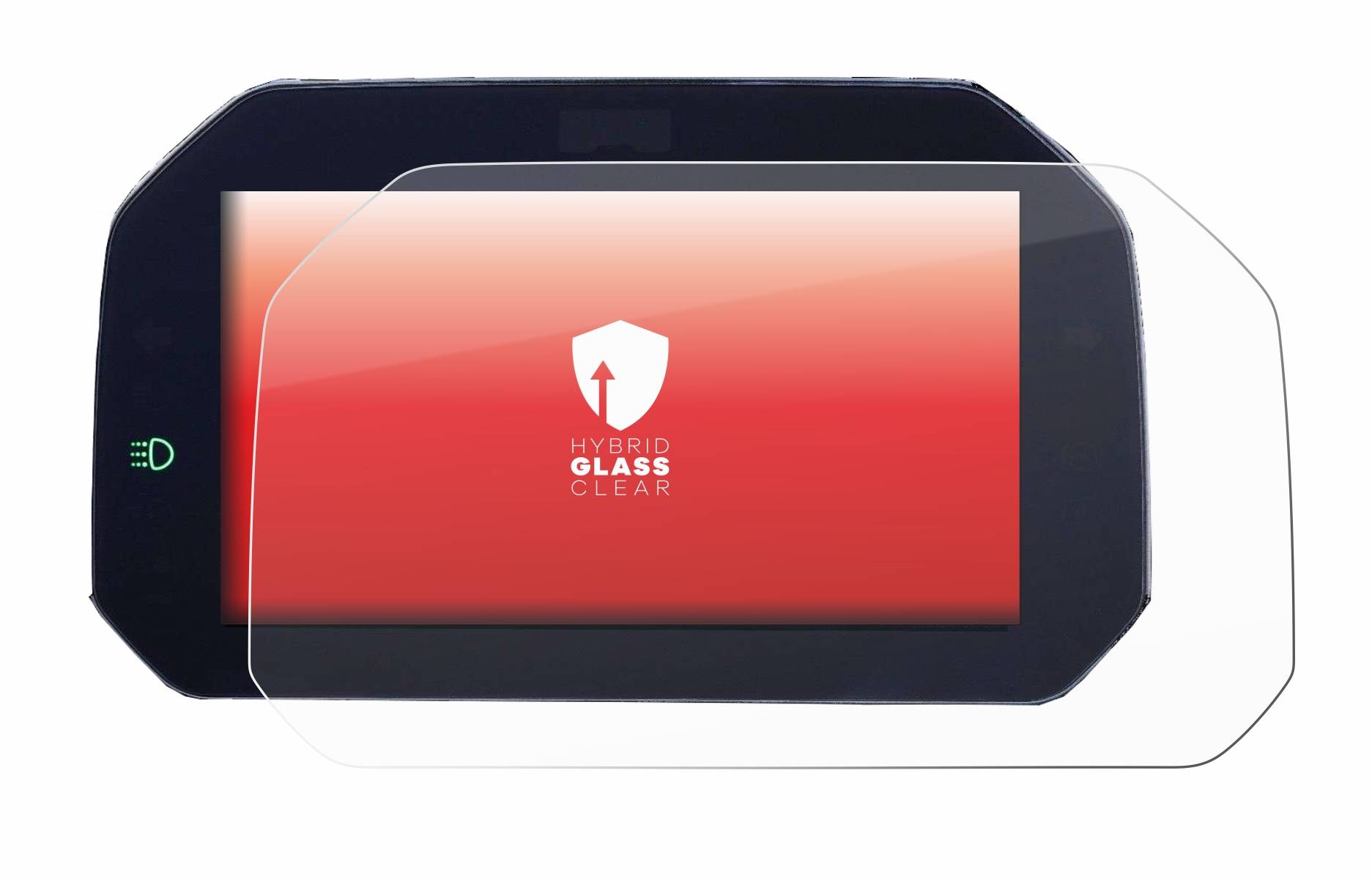 upscreen Hybrid Glas Panzer-Folie für BMW F 900 R 2019 Connectivity TFT 6.5