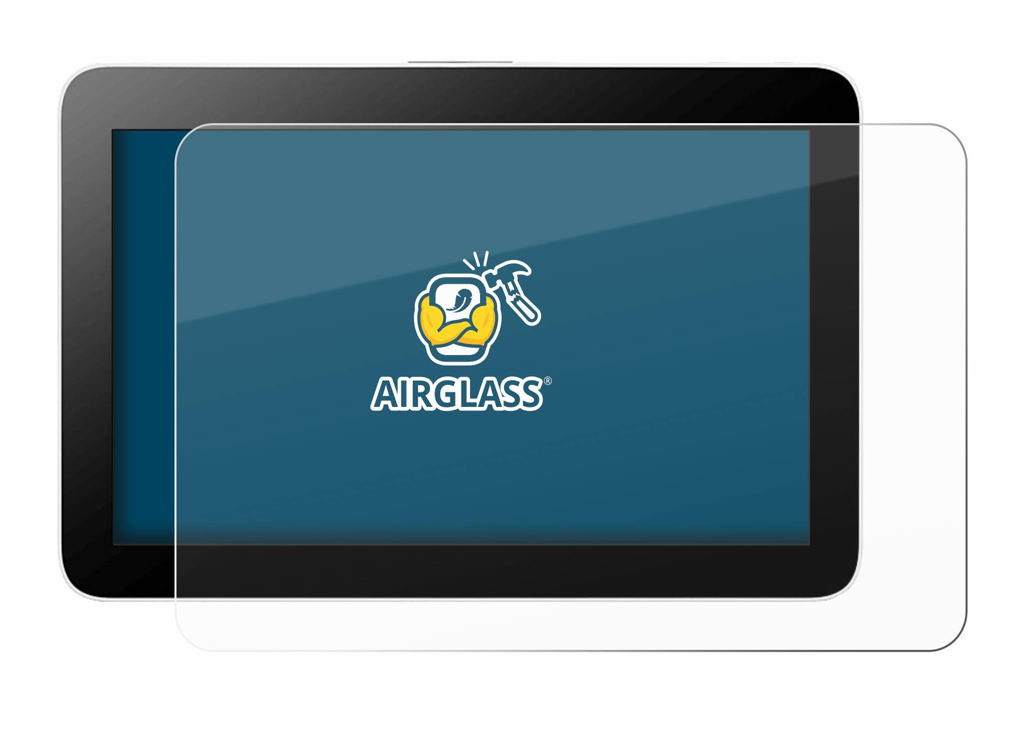 BROTECT AirGlass Flexible Schutz Glas Folie für Wacom One 12 Klar Transparent