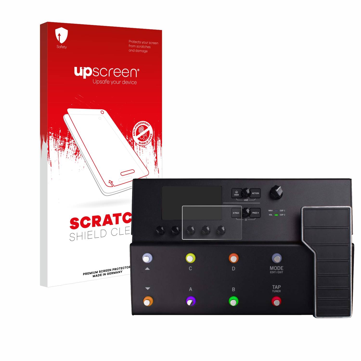 upscreen Scratch Shield Schutzfolie für Line 6 POD GO