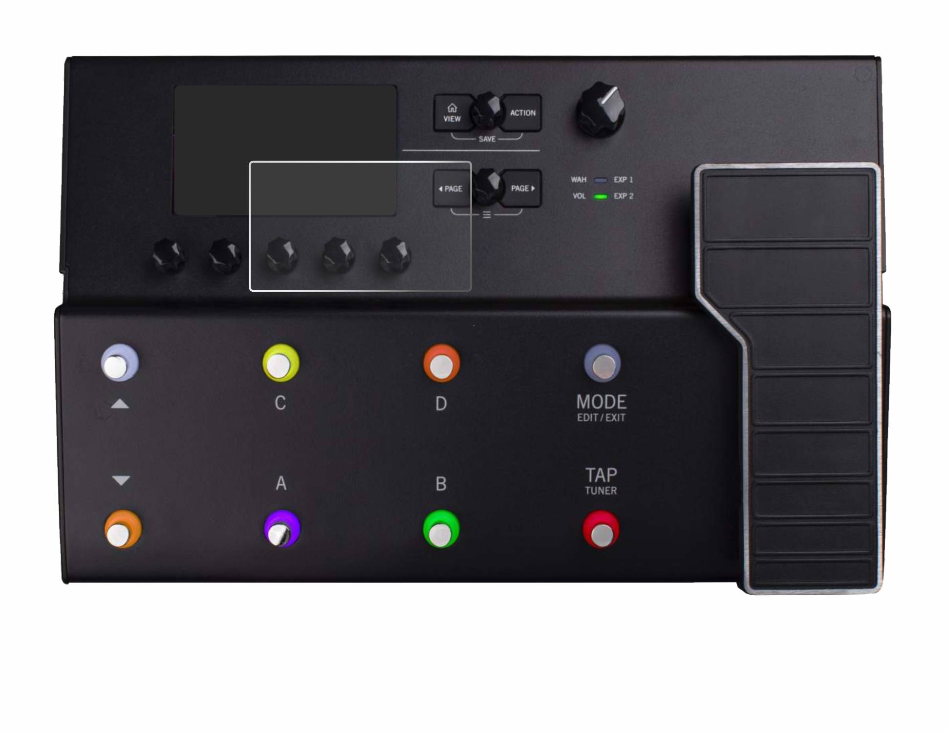 upscreen Scratch Shield Schutzfolie für Line 6 POD GO
