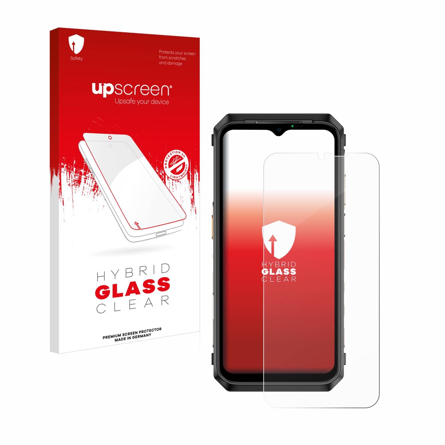 upscreen Flexible Schutz Glas Folie für Ulefone Power Armor 18T Ultra Schutzglas 9H Hybridglas Klar