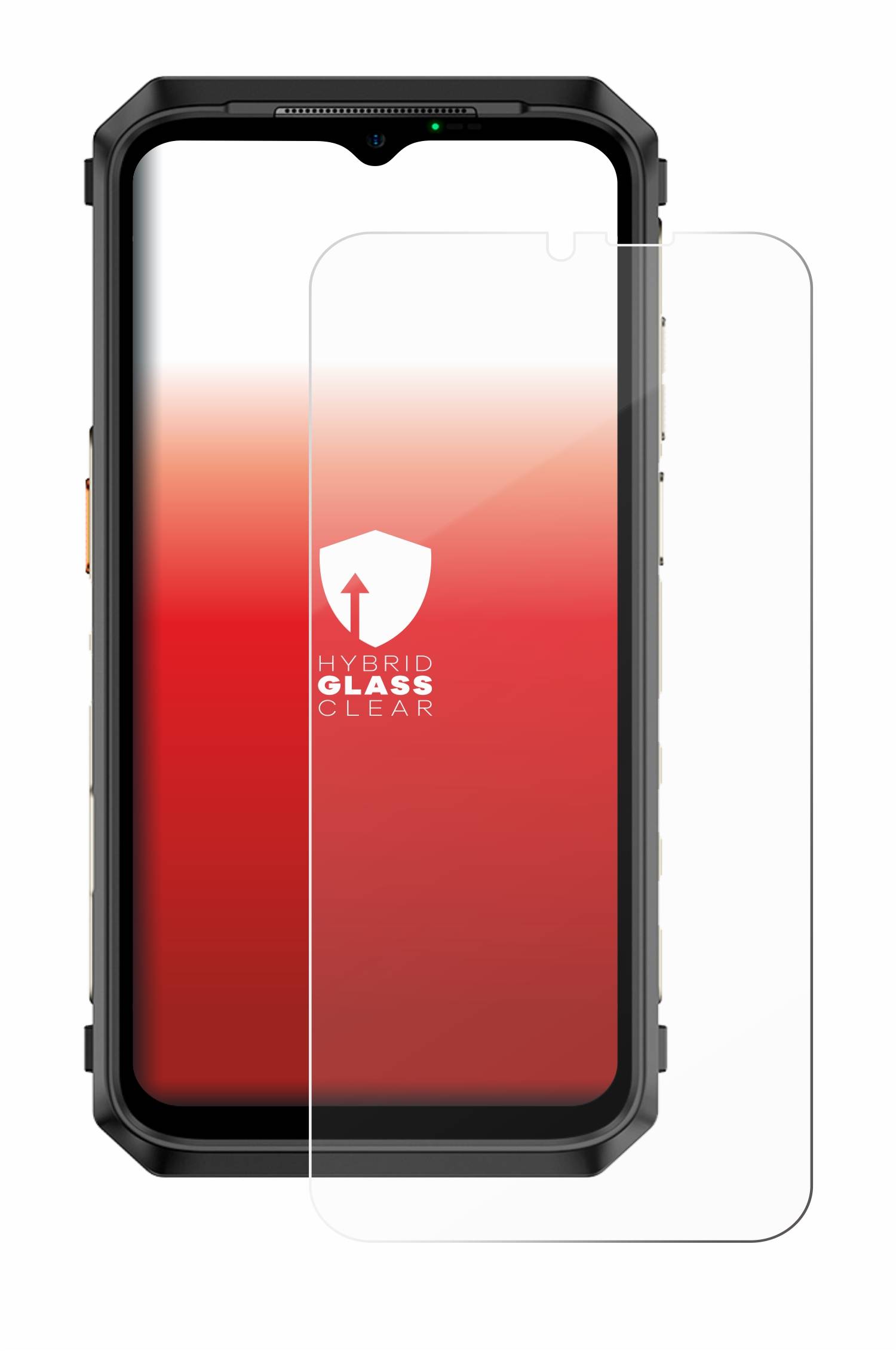 upscreen Flexible Schutz Glas Folie für Ulefone Power Armor 18T Ultra Schutzglas 9H Hybridglas Klar