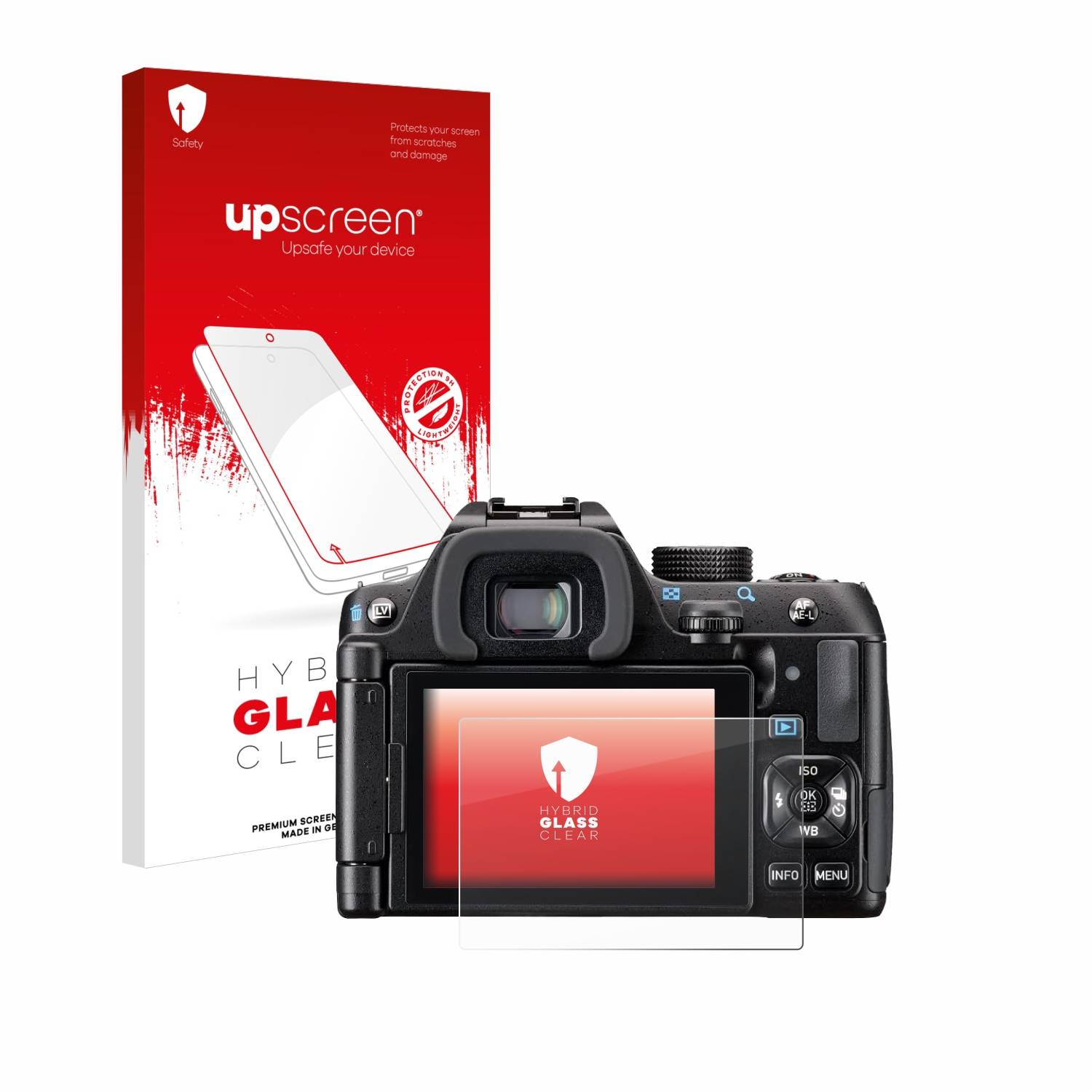 upscreen Flexible Schutz Glas Folie für Pentax KF Schutzglas 9H Hybridglas Klar
