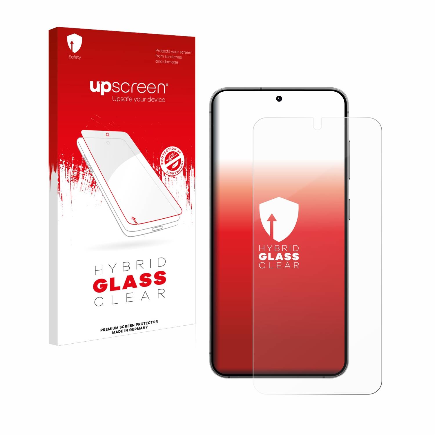 upscreen Hybrid Glas Schutz-Folie für Samsung Galaxy S24
