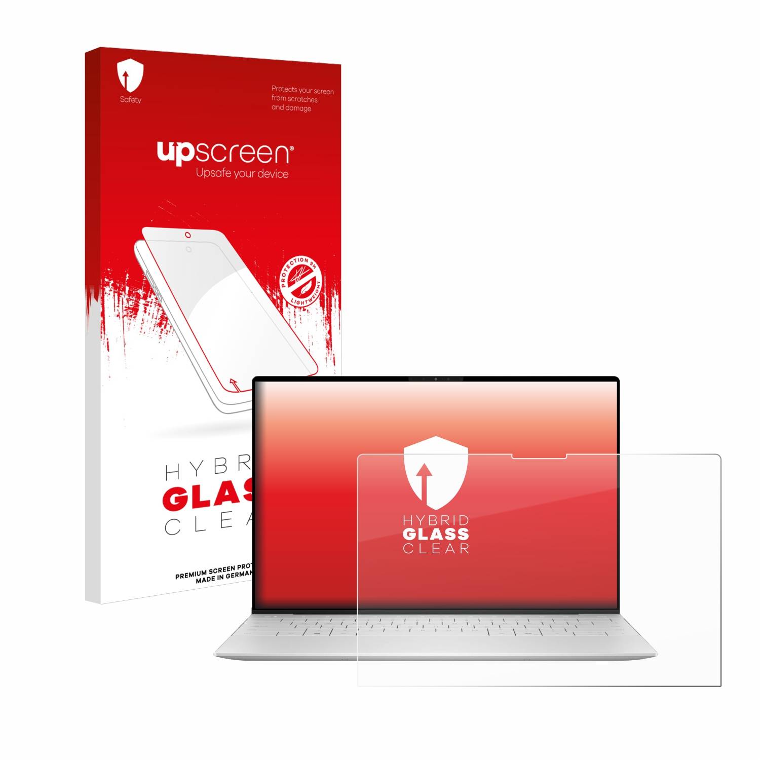 upscreen Flexible Schutz Glas Folie für Dell XPS 13 9340 Touch Schutzglas 9H Hybridglas Klar