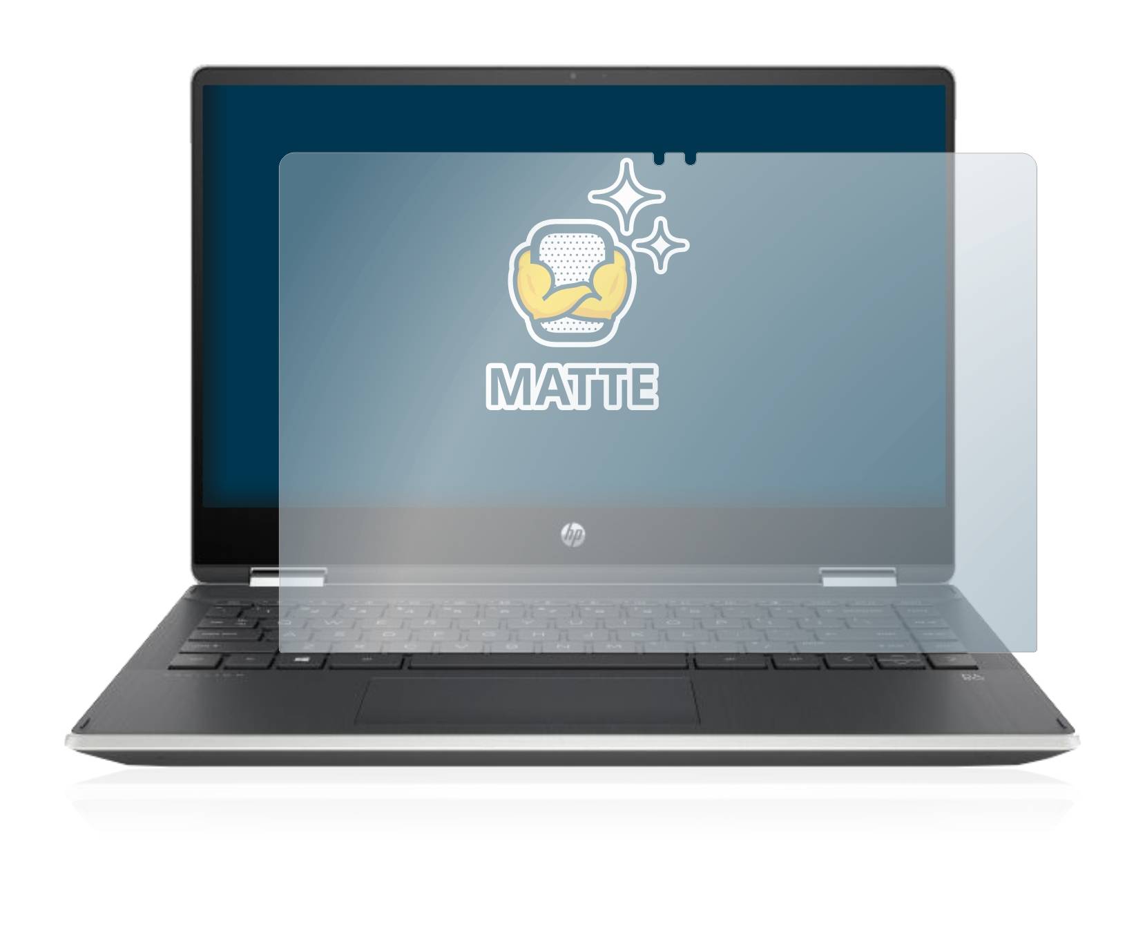 BROTECT Schutzfolie für HP Pavilion x360 (14-dhX) Folie Matt Entspiegelt