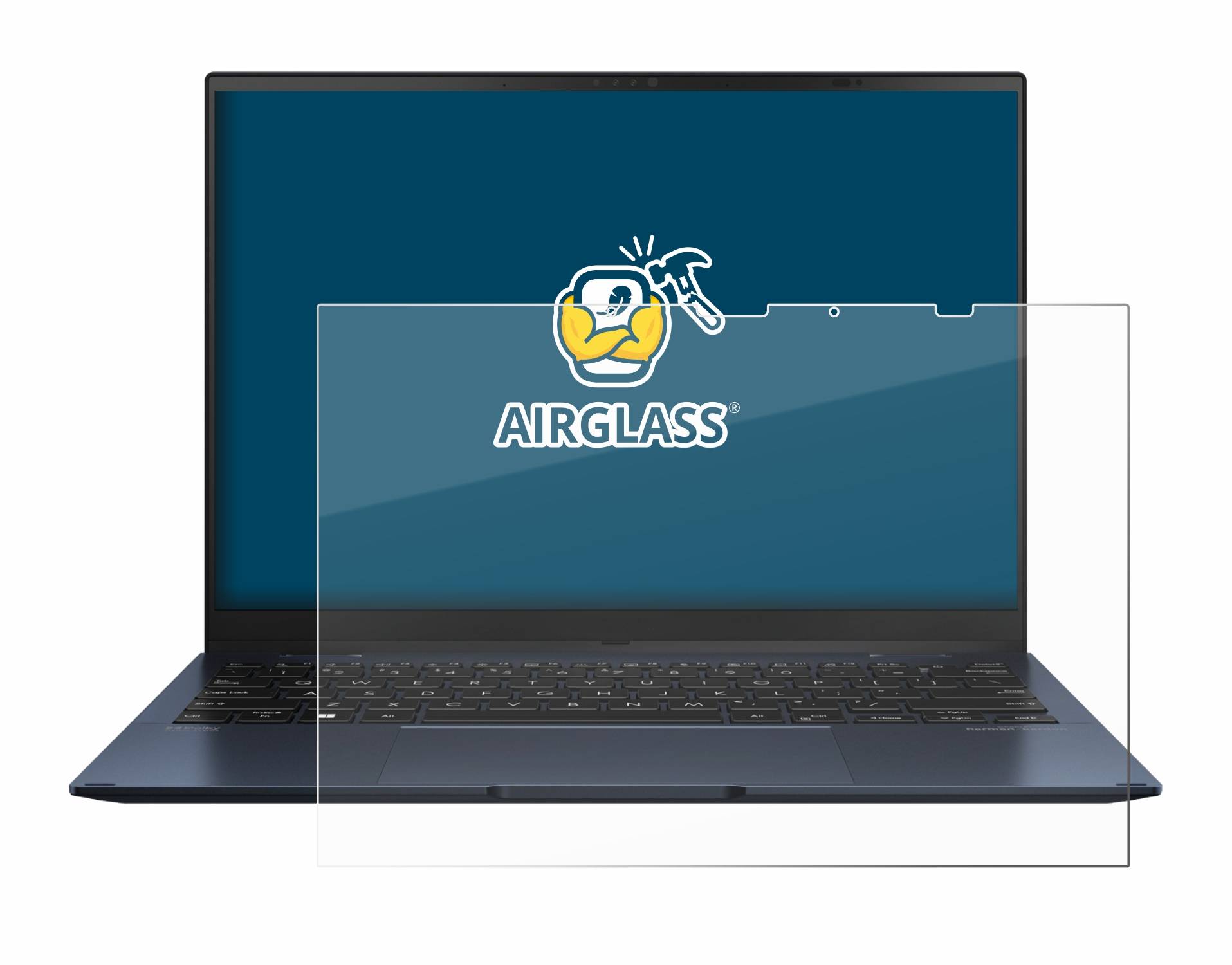 BROTECT AirGlass Glas Schutz-Folie für ASUS ZenBook S 13 Flip OLED - Schutzglas