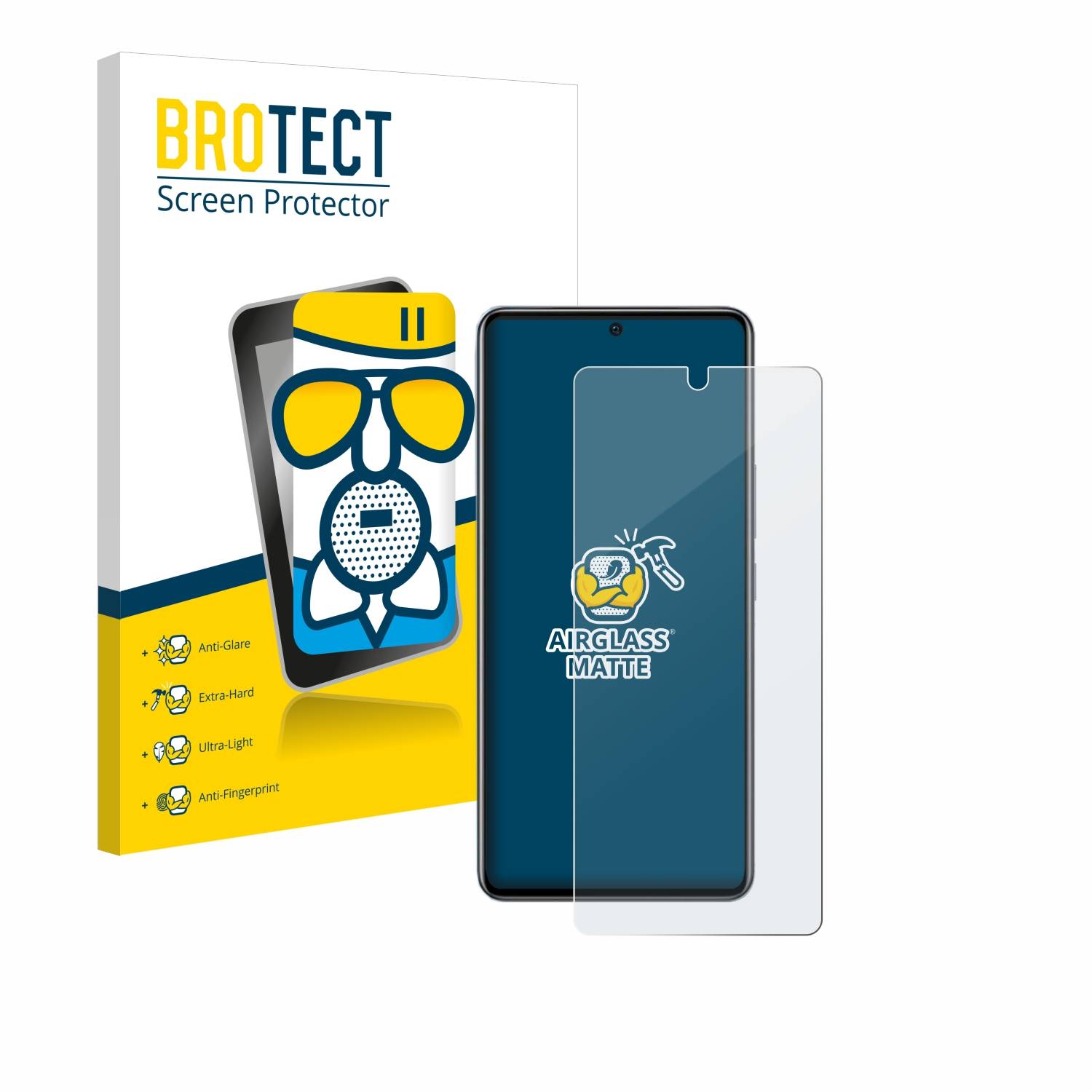 BROTECT AirGlass Matt Glas Schutz Folie für Vivo iQOO Neo 6